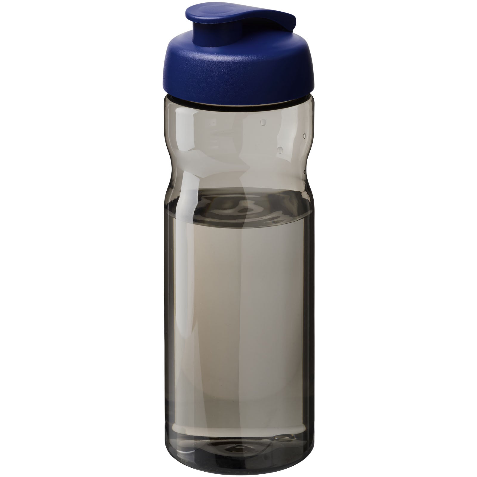 H2O Active® Base Tritan™ 650 ml Sportflasche mit Klappdeckel – Kohle und Blau
