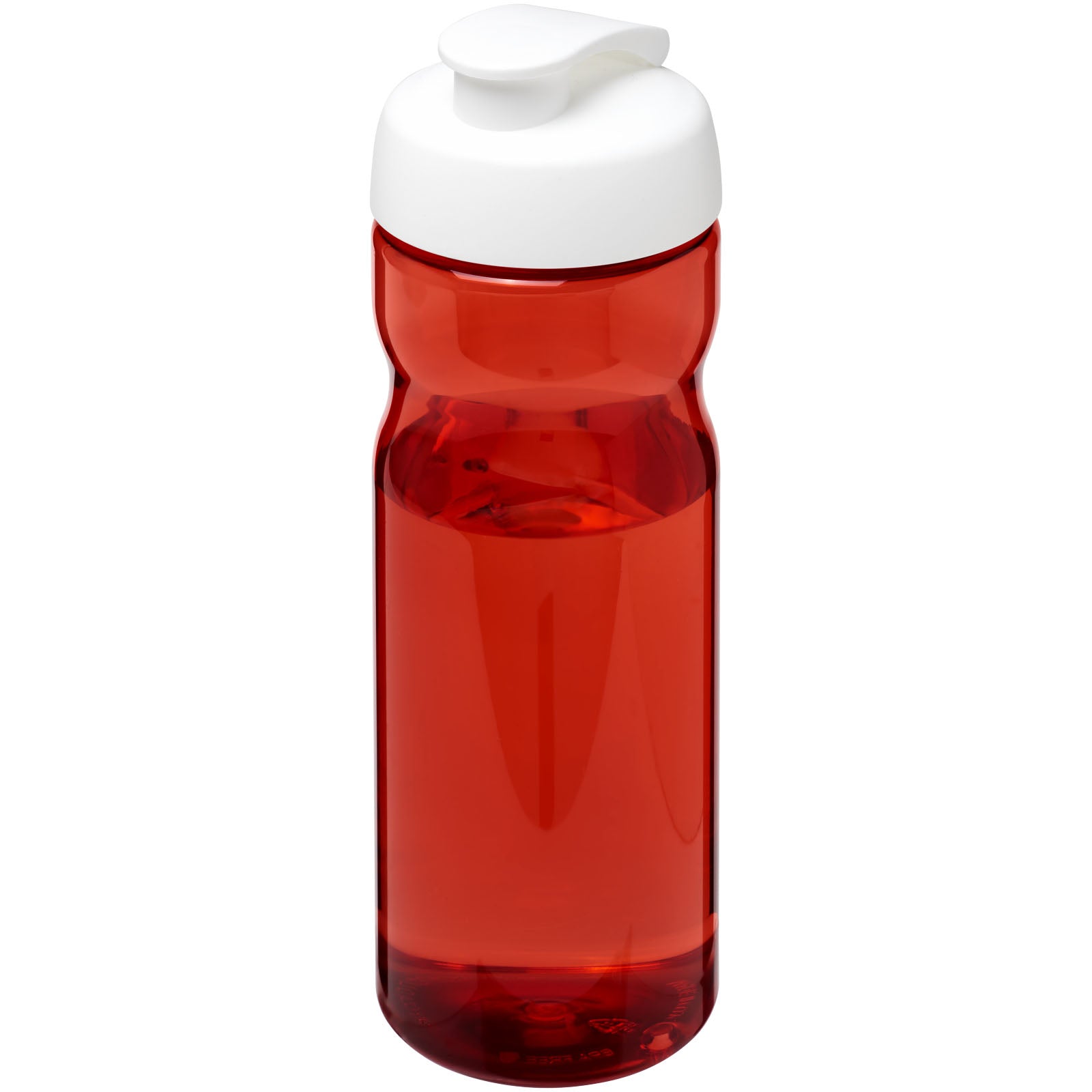 H2O Active® Base Tritan™ 650 ml Sportflasche mit Klappdeckel – Rot und Weiss