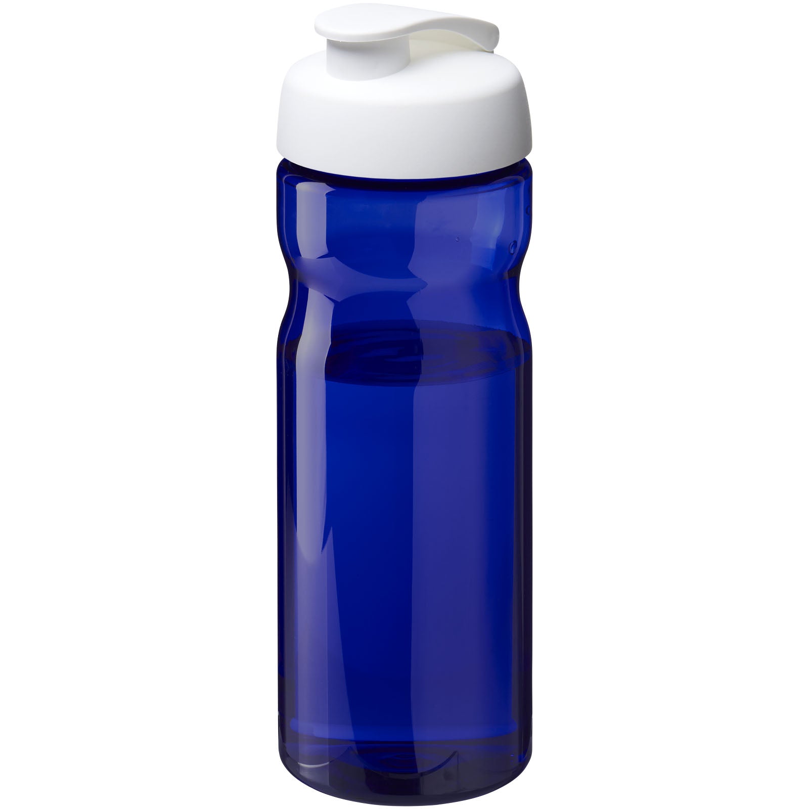 H2O Active® Base Tritan™ 650 ml Sportflasche mit Klappdeckel – Blau und Weiss