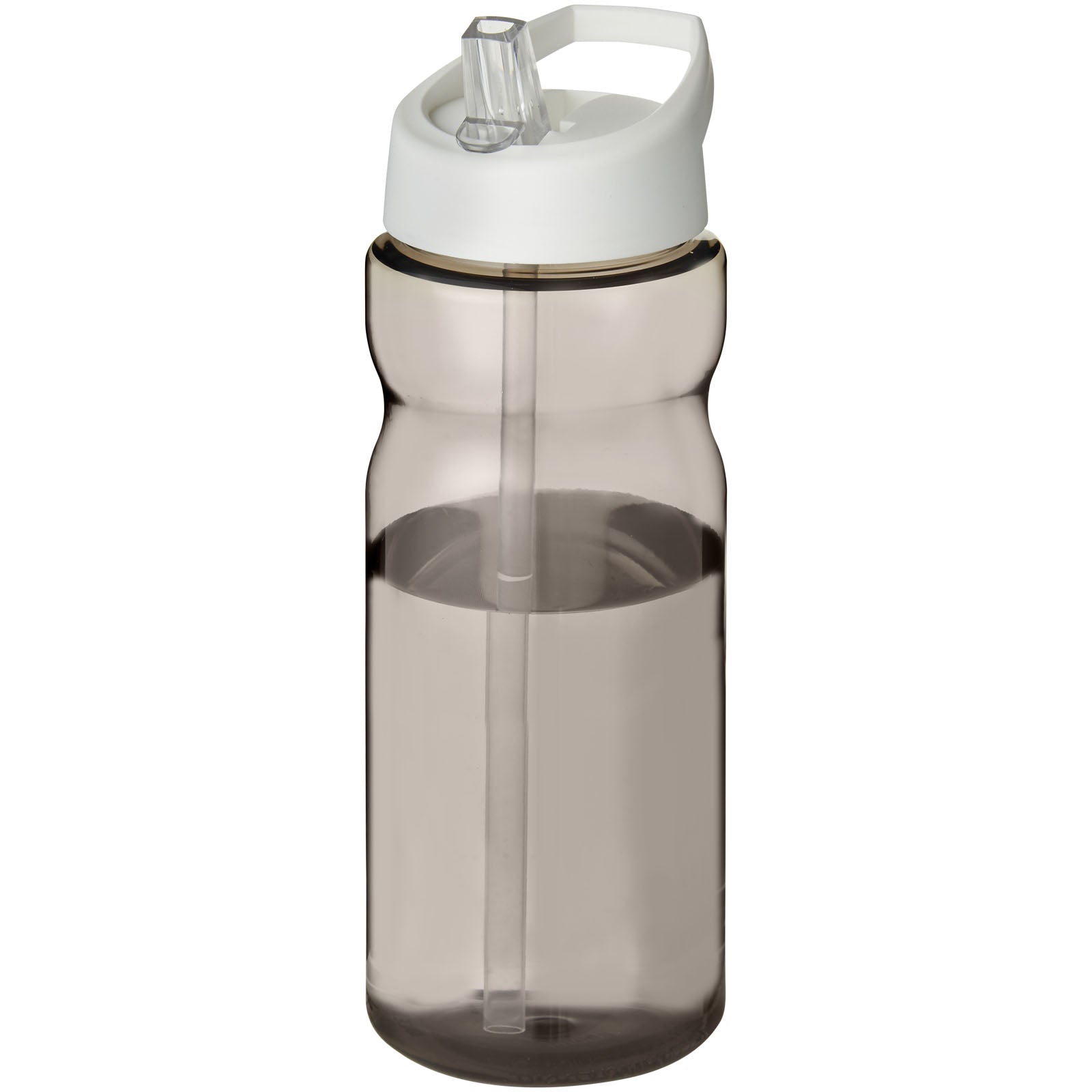 H2O Active® Base Tritan™ 650 ml Sportflasche mit Ausgussdeckel – Kohle und Weiss