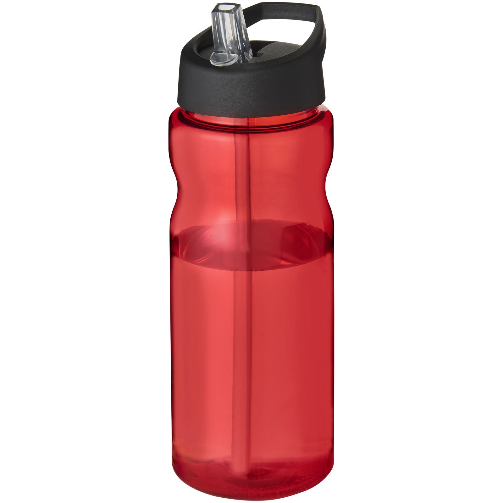 H2O Active® Base Tritan™ 650 ml Sportflasche mit Ausgussdeckel – Rot und Schwarz
