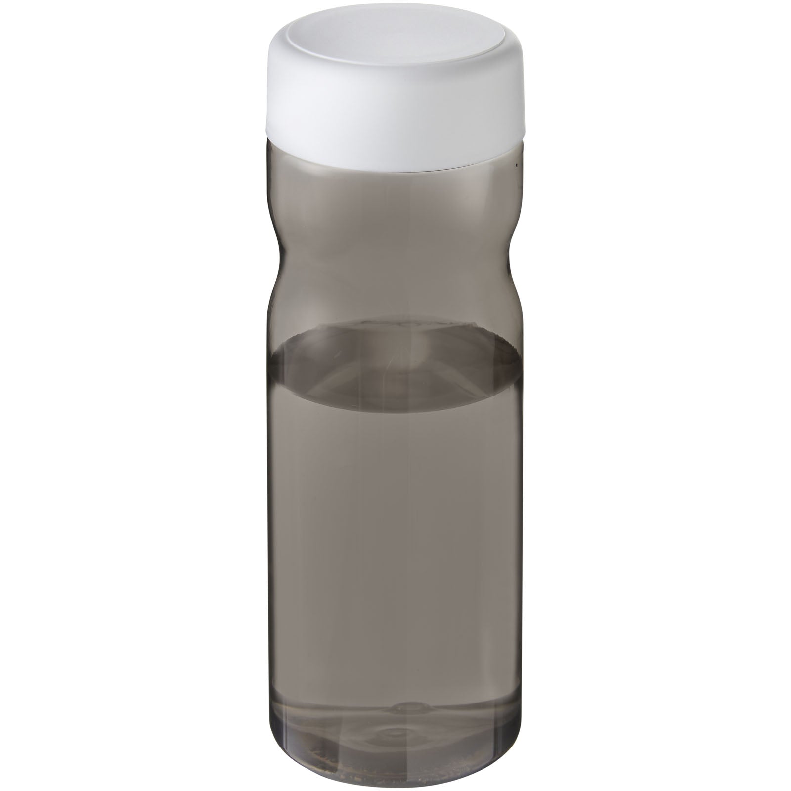 H2O Active® Base Tritan™ 650-ml-Sportflasche mit Drehdeckel – Kohle und Weiss