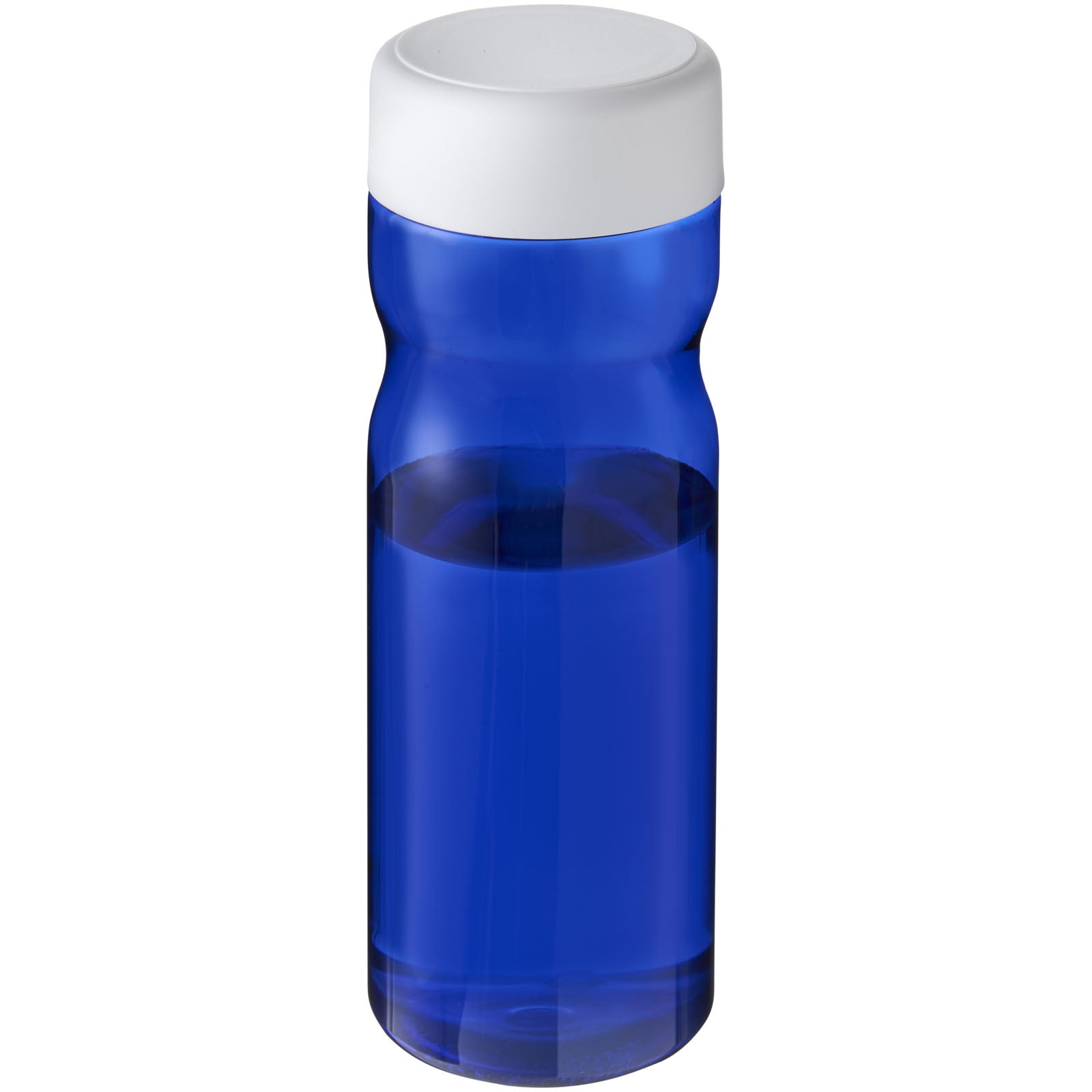 H2O Active® Base Tritan™ 650-ml-Sportflasche mit Drehdeckel – Blau und Weiss