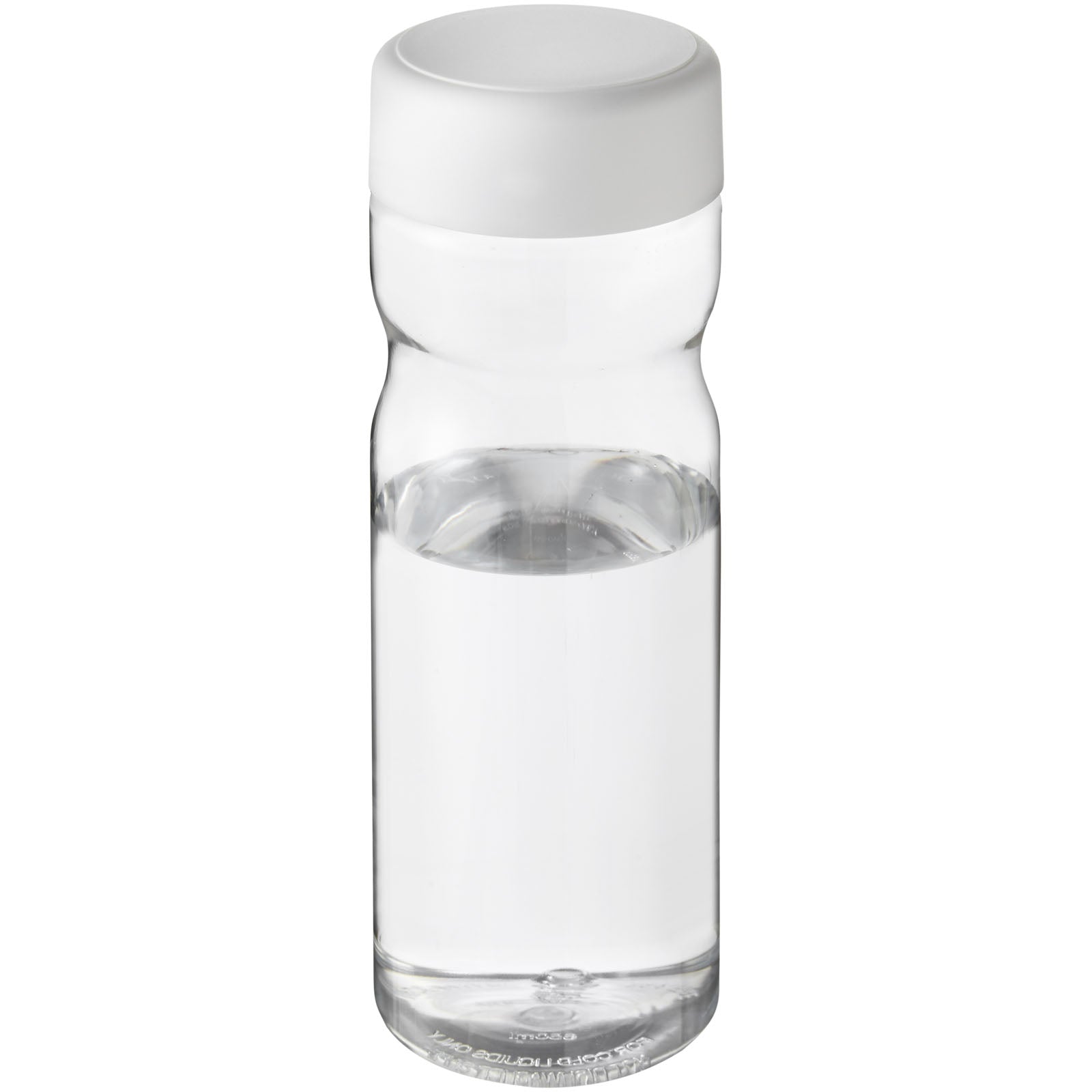 H2O Active® Base Tritan™ 650-ml-Sportflasche mit Drehdeckel – Transparent Klar und Weiss