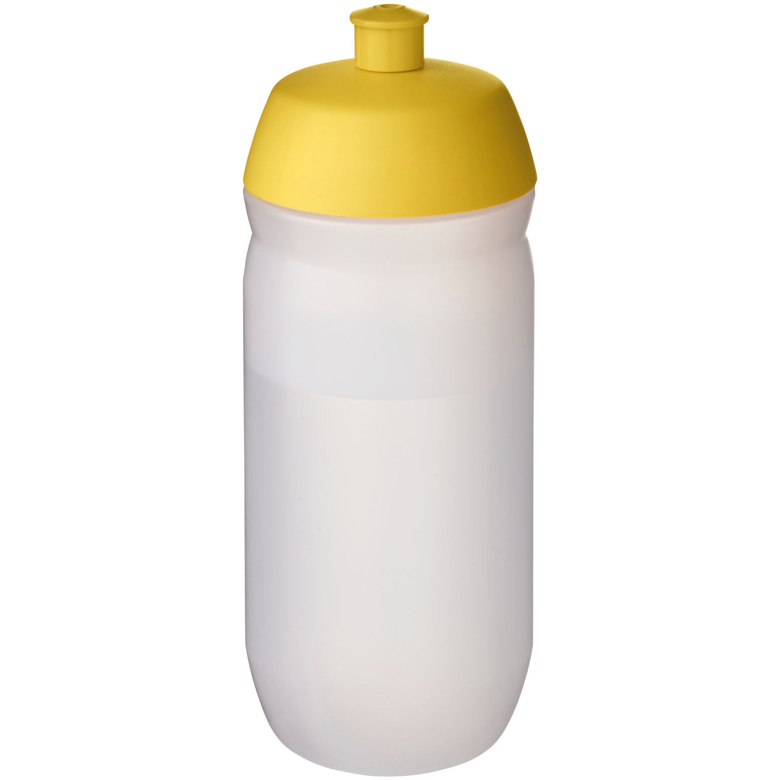 HydroFlex™ Clear 500 ml Squeezy Sportflasche – Gelb und Klar Mattiert