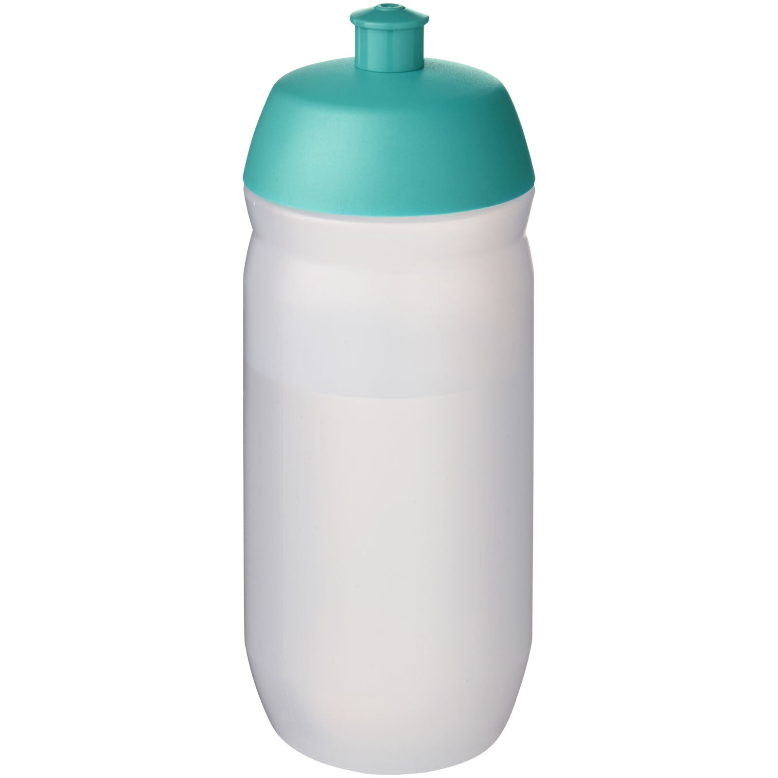 HydroFlex™ Clear 500 ml Squeezy Sportflasche – Aquablau und Klar Mattiert