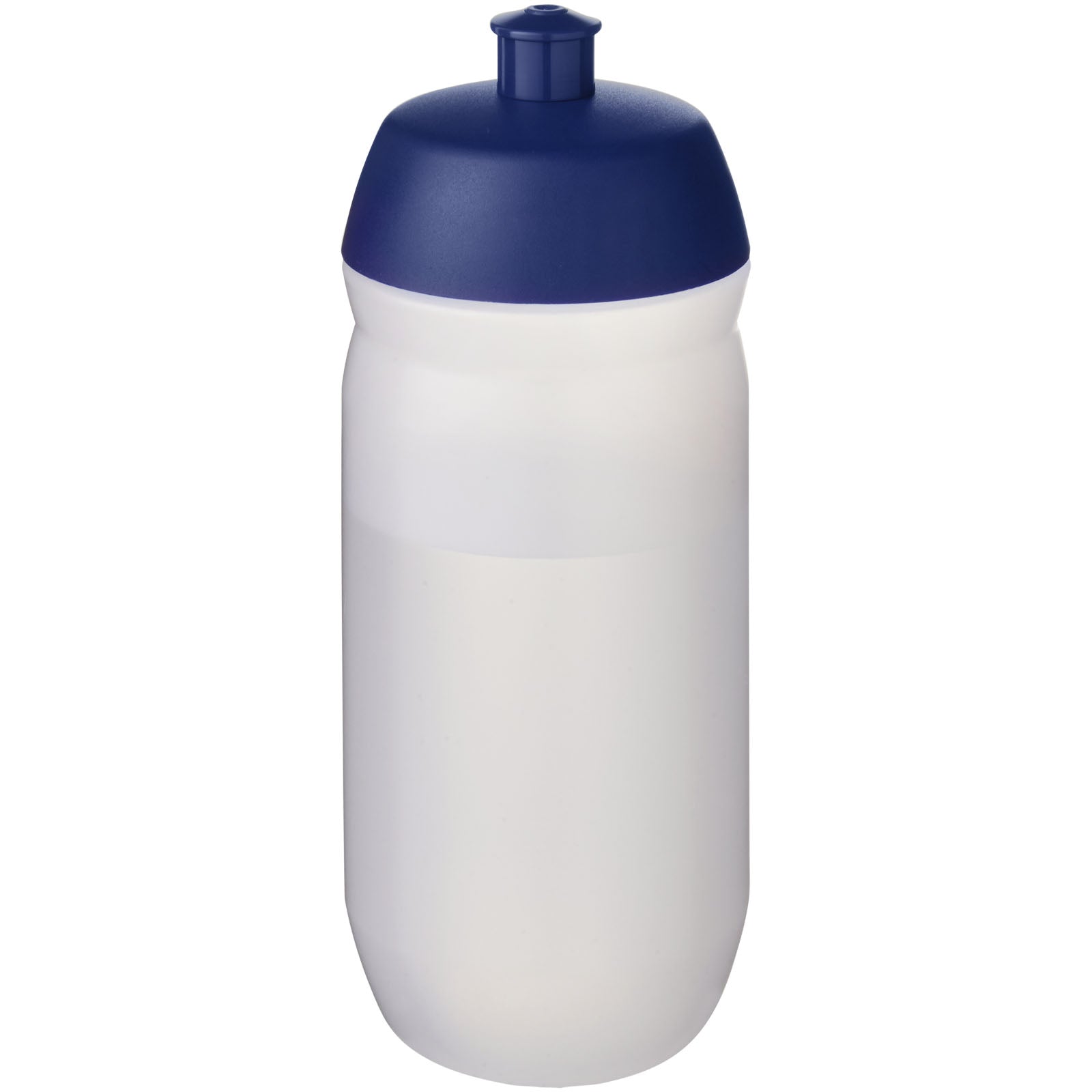 HydroFlex™ Clear 500 ml Squeezy Sportflasche – Blau und Klar Mattiert