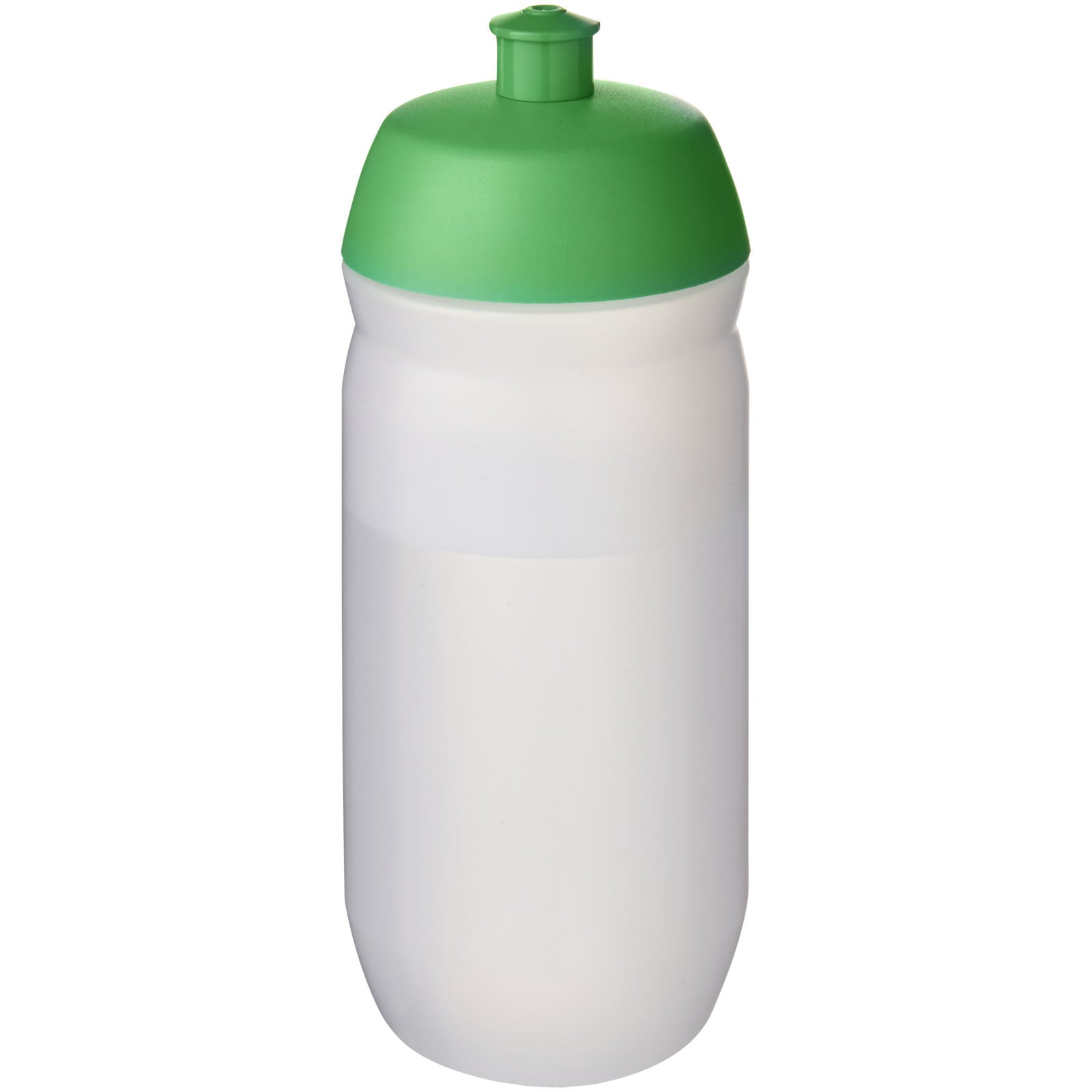HydroFlex™ Clear 500 ml Squeezy Sportflasche – Grün und Klar Mattiert
