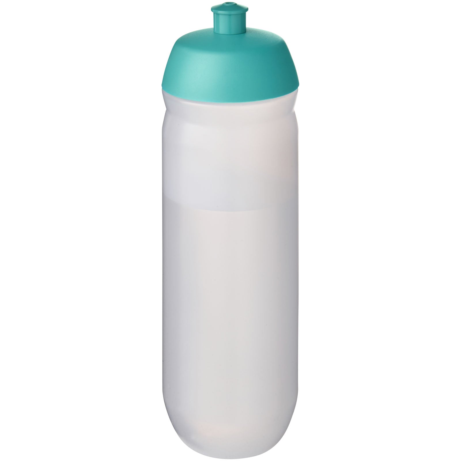 HydroFlex™ Clear 750 ml Squeezy Sportflasche – Aquablau und Klar Mattiert