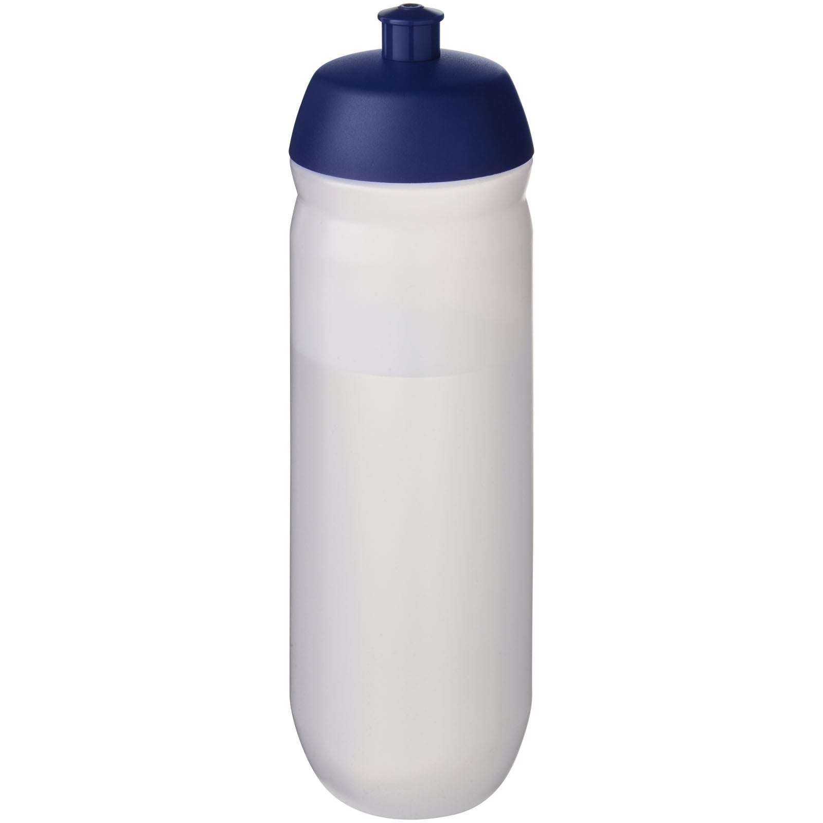 HydroFlex™ Clear 750 ml Squeezy Sportflasche – Blau und Klar Mattiert