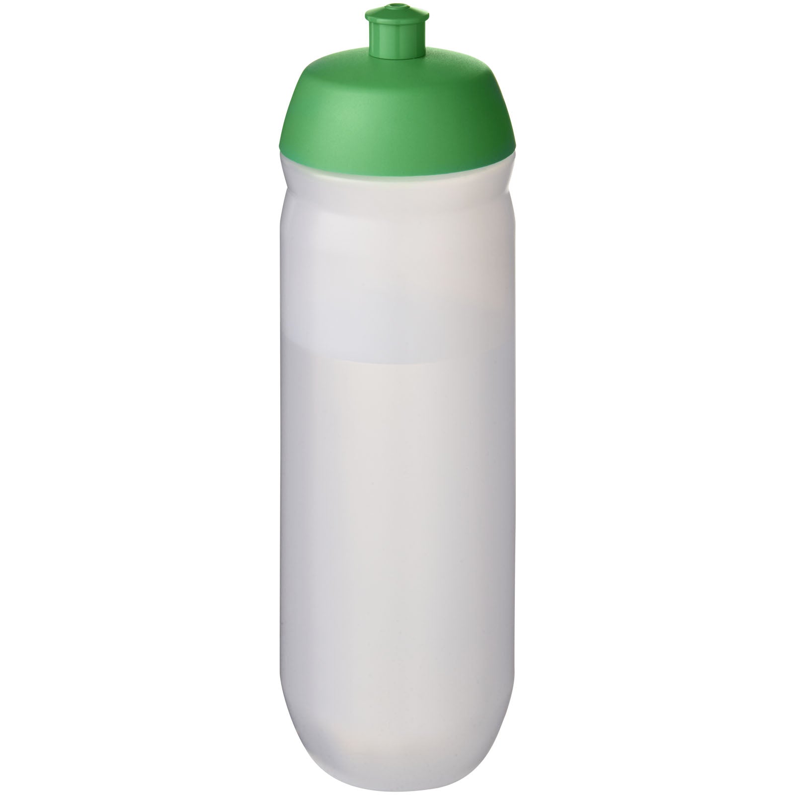 HydroFlex™ Clear 750 ml Squeezy Sportflasche – Grün und Klar Mattiert