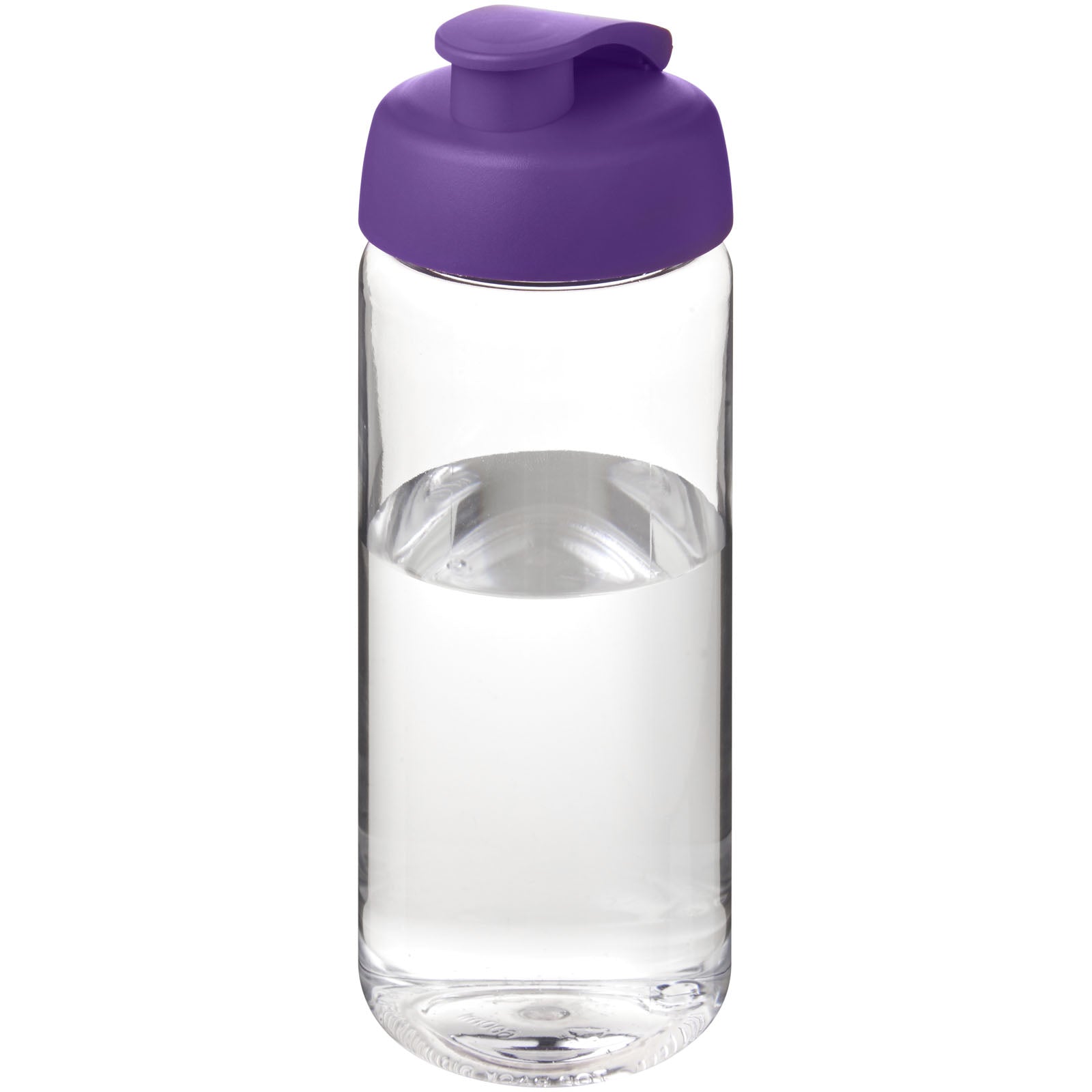 H2O Active® Octave Tritan™ 600-ml-Sportflasche mit Klappdeckel – Transparent Klar und Lila