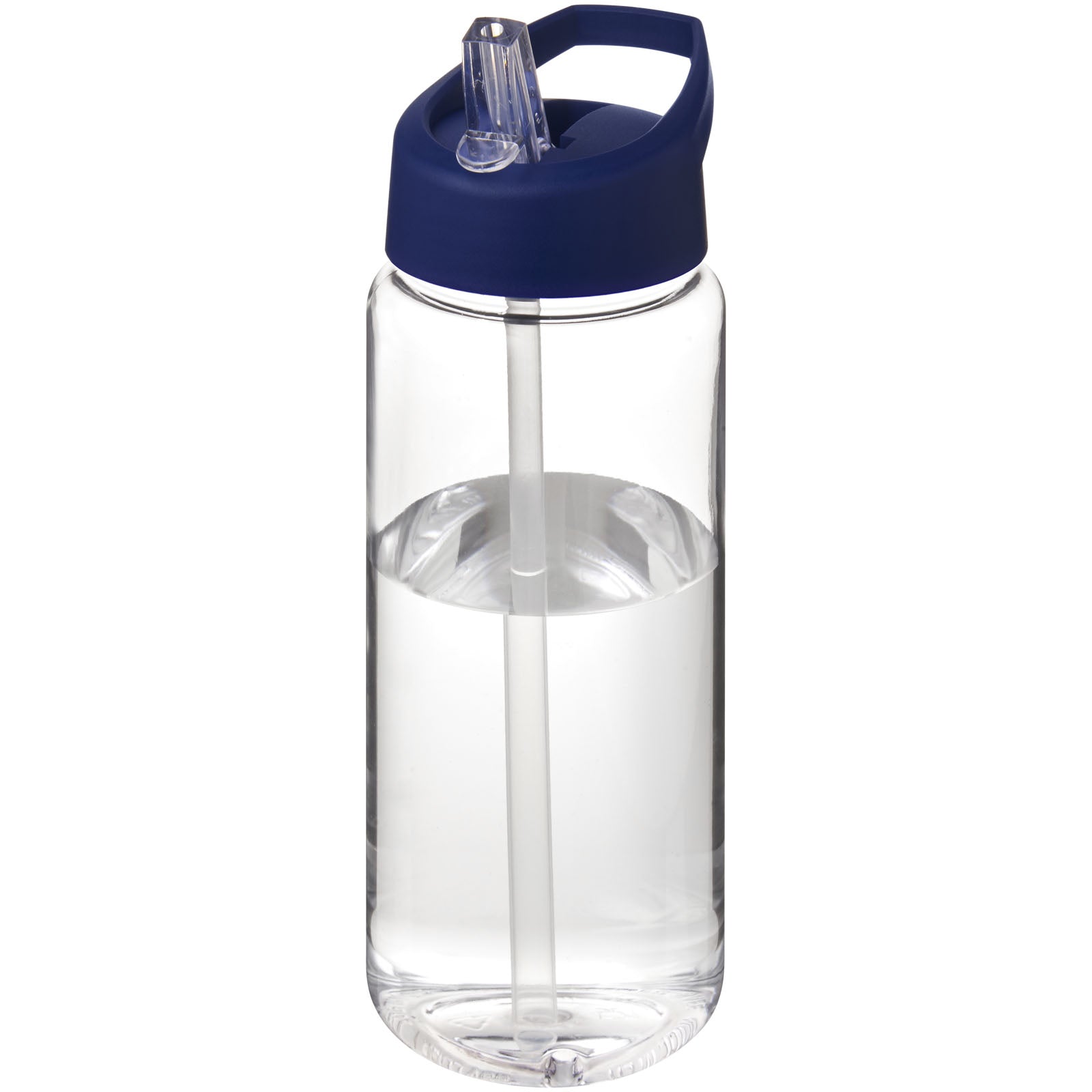 H2O Active® Octave Tritan™ 600 ml Sportflasche mit Ausgussdeckel – Transparent Klar und Blau