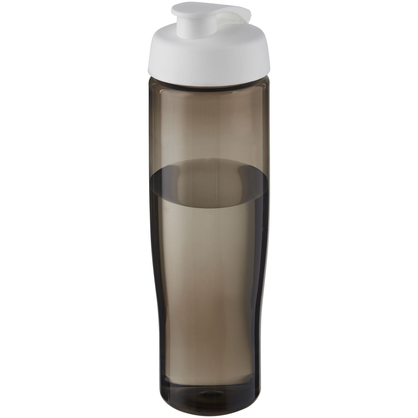H2O Active® Eco Tempo 700 ml Sportflasche mit Klappdeckel – Weiss und Kohle