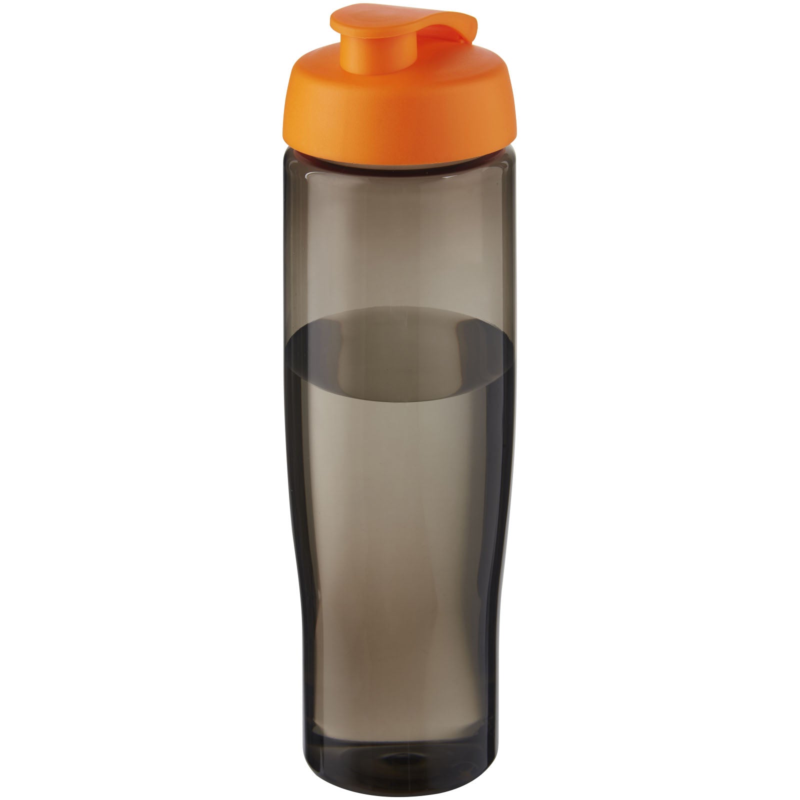 H2O Active® Eco Tempo 700 ml Sportflasche mit Klappdeckel – Orange und Kohle