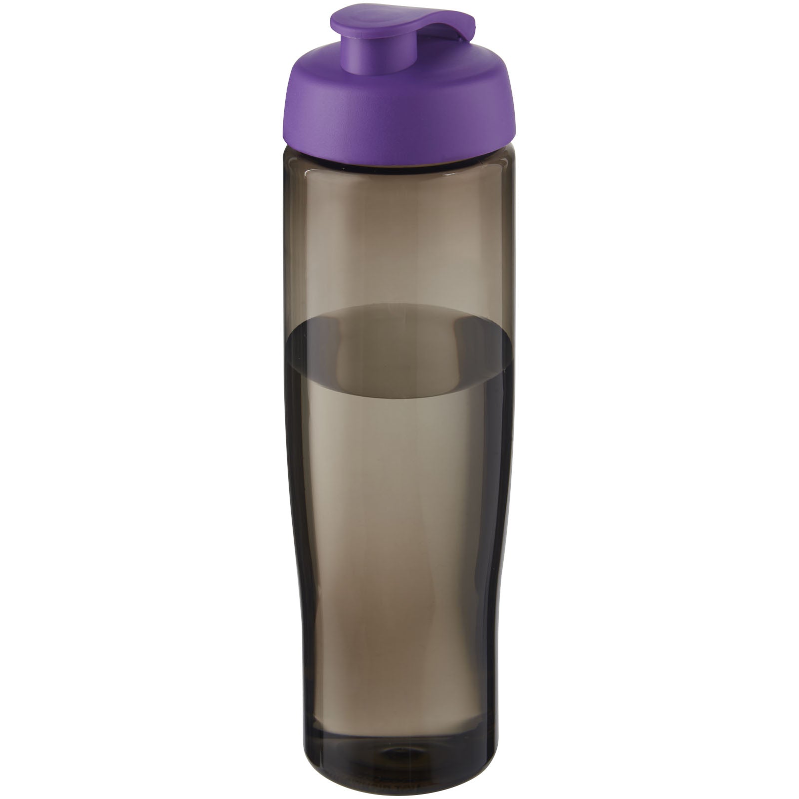 H2O Active® Eco Tempo 700 ml Sportflasche mit Klappdeckel – Lila und Kohle