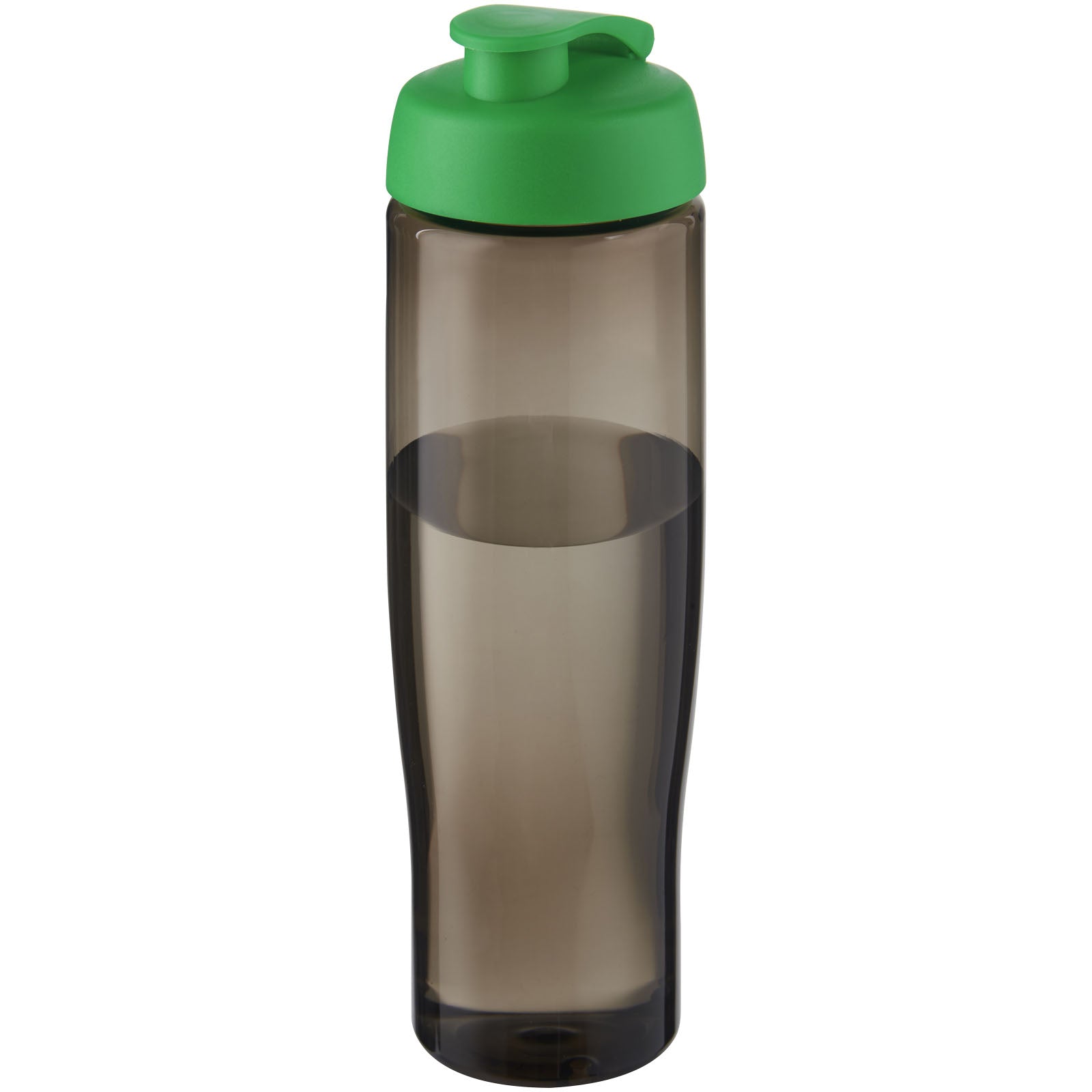 H2O Active® Eco Tempo 700 ml Sportflasche mit Klappdeckel – Grün und Kohle