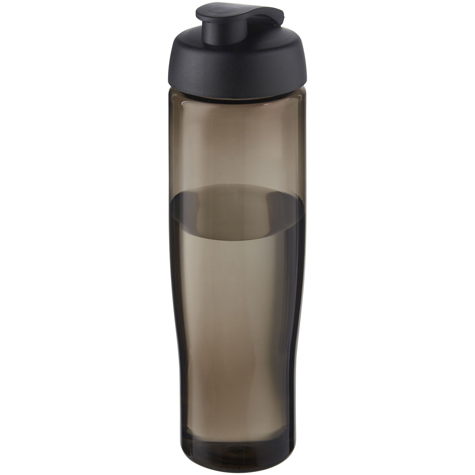 H2O Active® Eco Tempo 700 ml Sportflasche mit Klappdeckel – Schwarz und Kohle