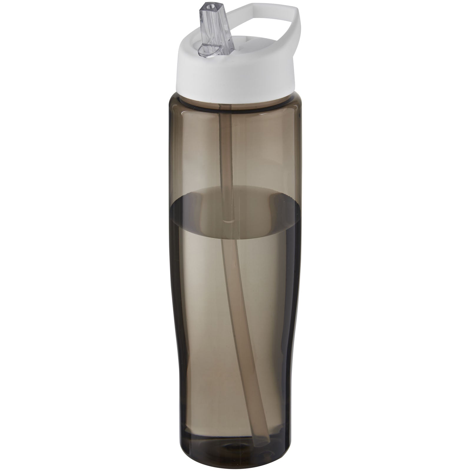 H2O Active® Eco Tempo 700 ml Sportflasche mit Ausgussdeckel – Weiss und Kohle