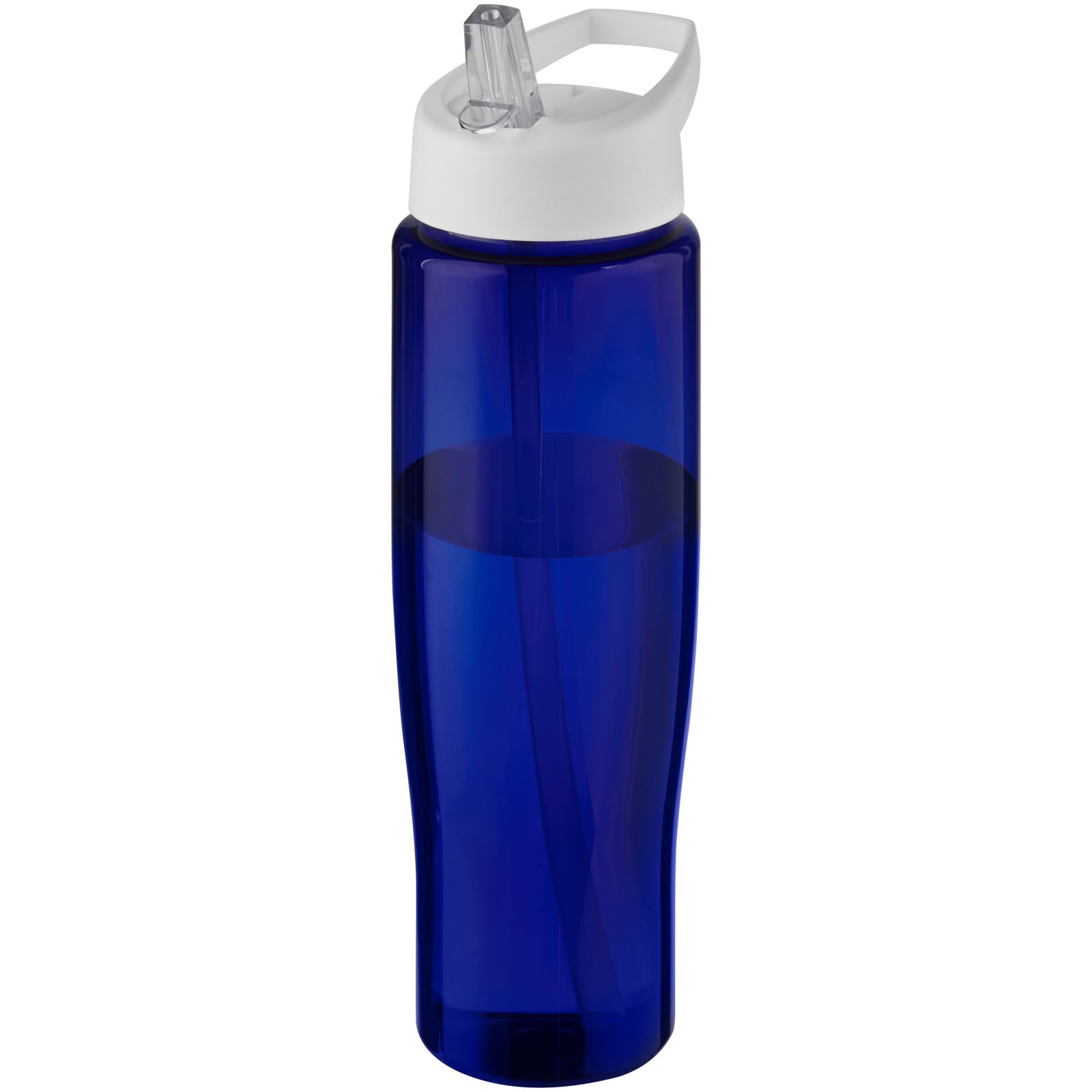H2O Active® Eco Tempo 700 ml Sportflasche mit Ausgussdeckel – Weiss und Blau