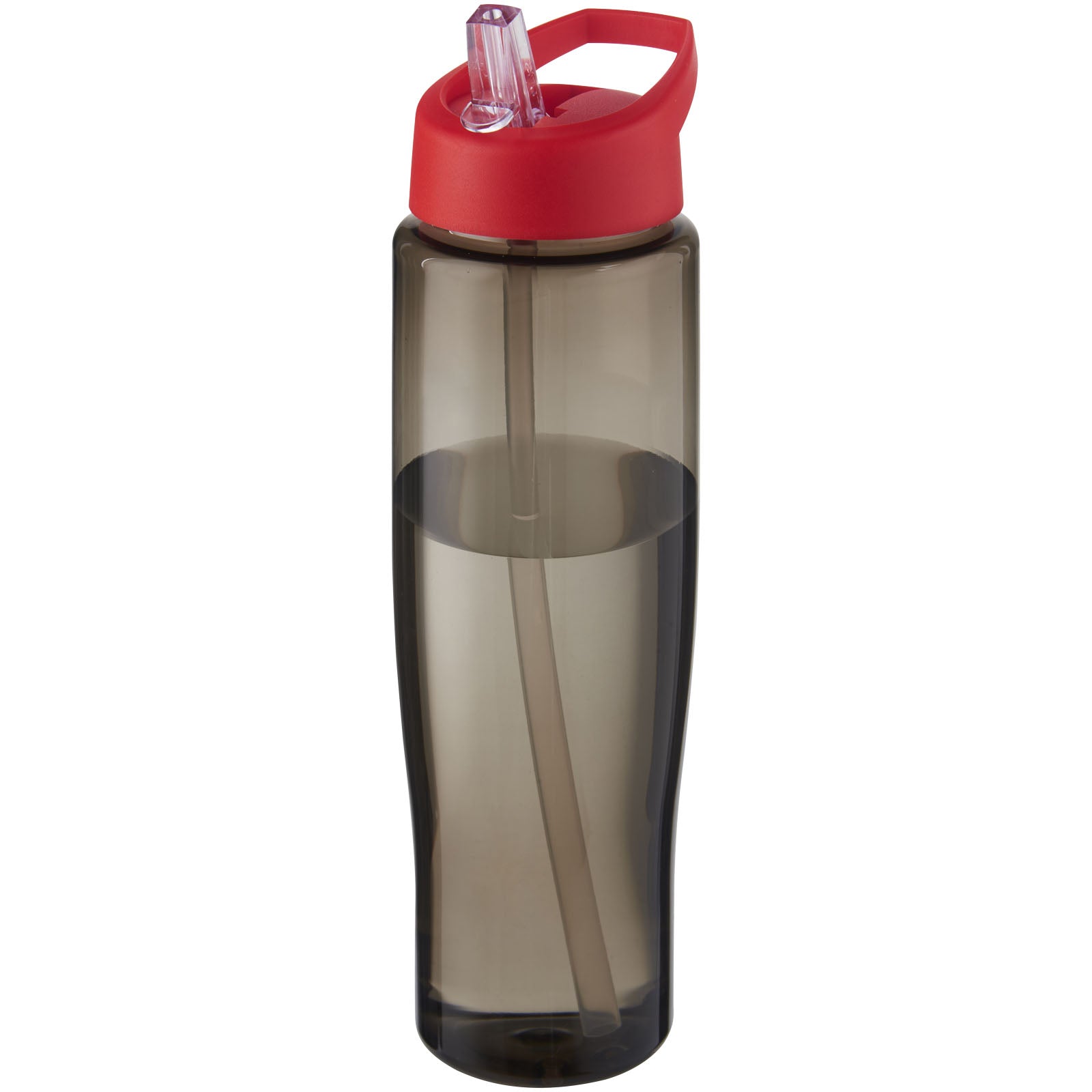 H2O Active® Eco Tempo 700 ml Sportflasche mit Ausgussdeckel – Rot und Kohle