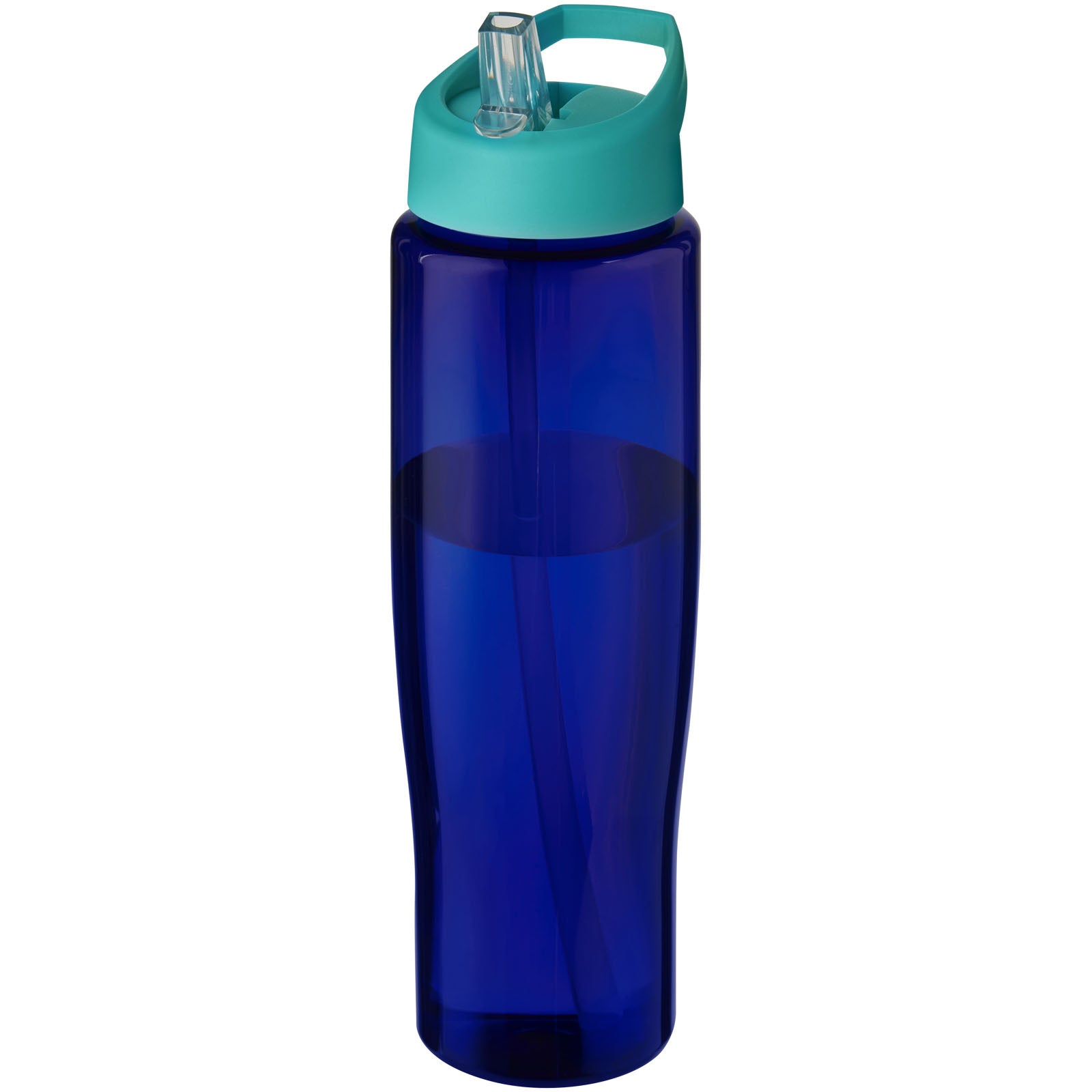 H2O Active® Eco Tempo 700 ml Sportflasche mit Ausgussdeckel – Aquablau und Blau