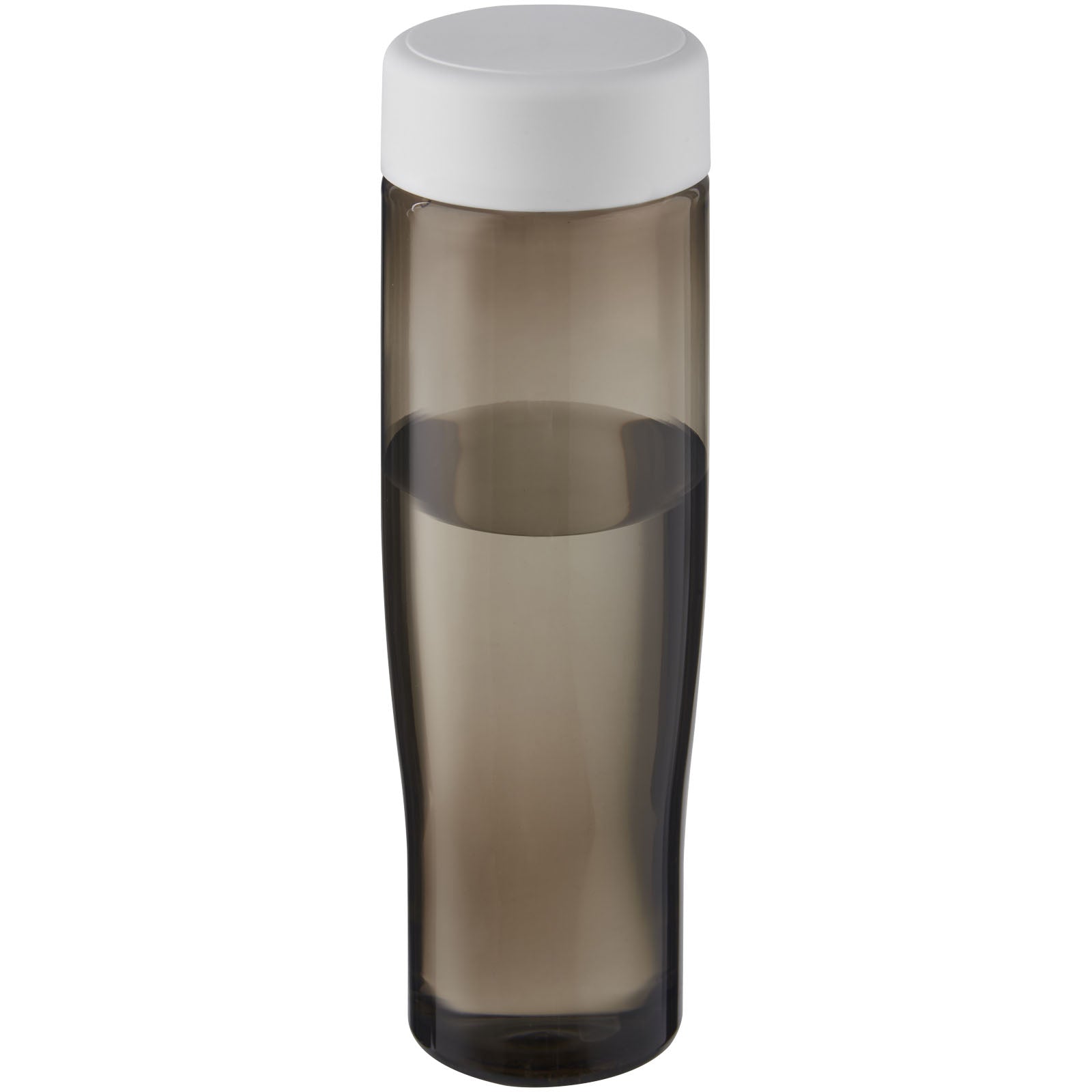 H2O Active® Eco Tempo 700 ml Wasserflasche mit Drehdeckel – Weiss und Kohle