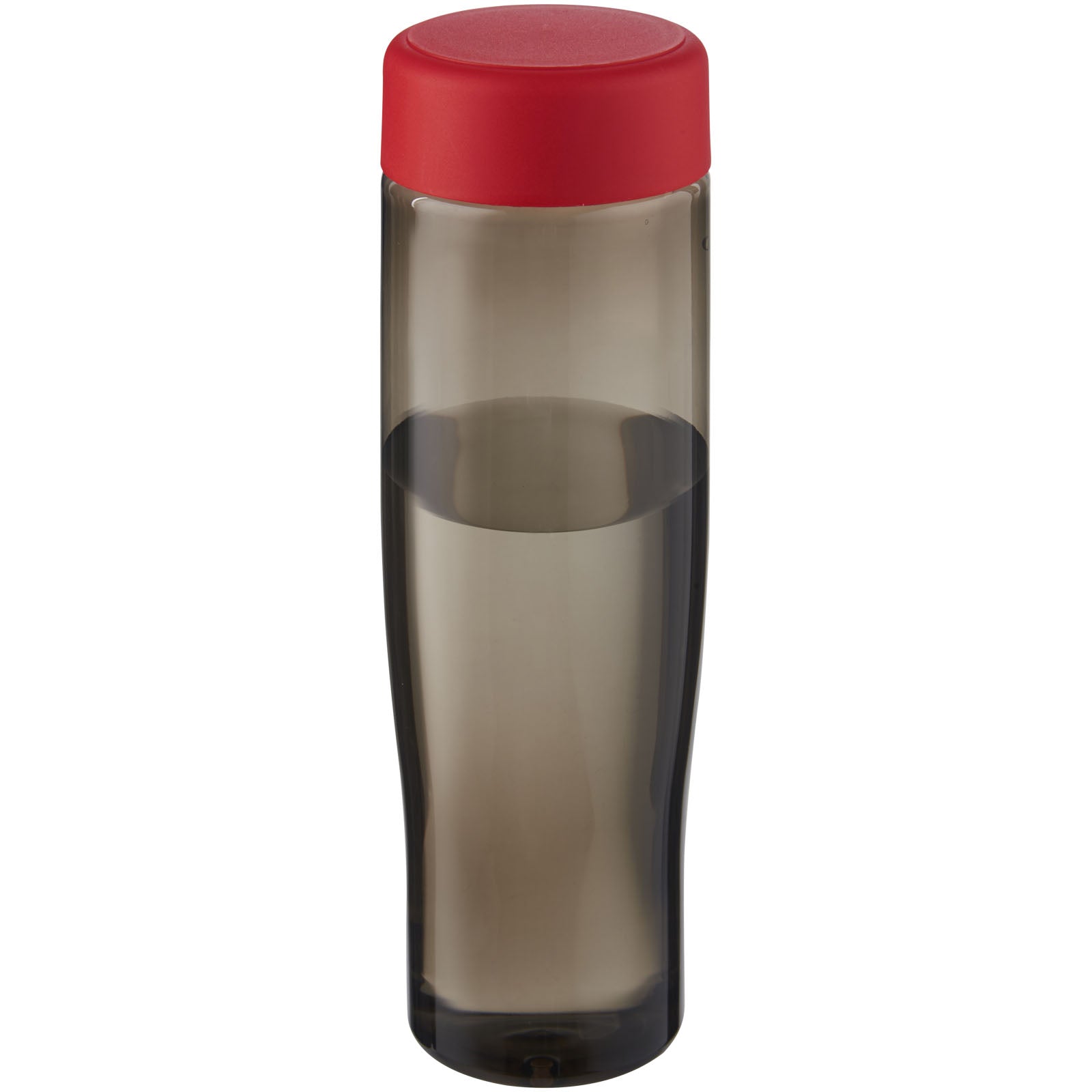 H2O Active® Eco Tempo 700 ml Wasserflasche mit Drehdeckel – Rot und Kohle
