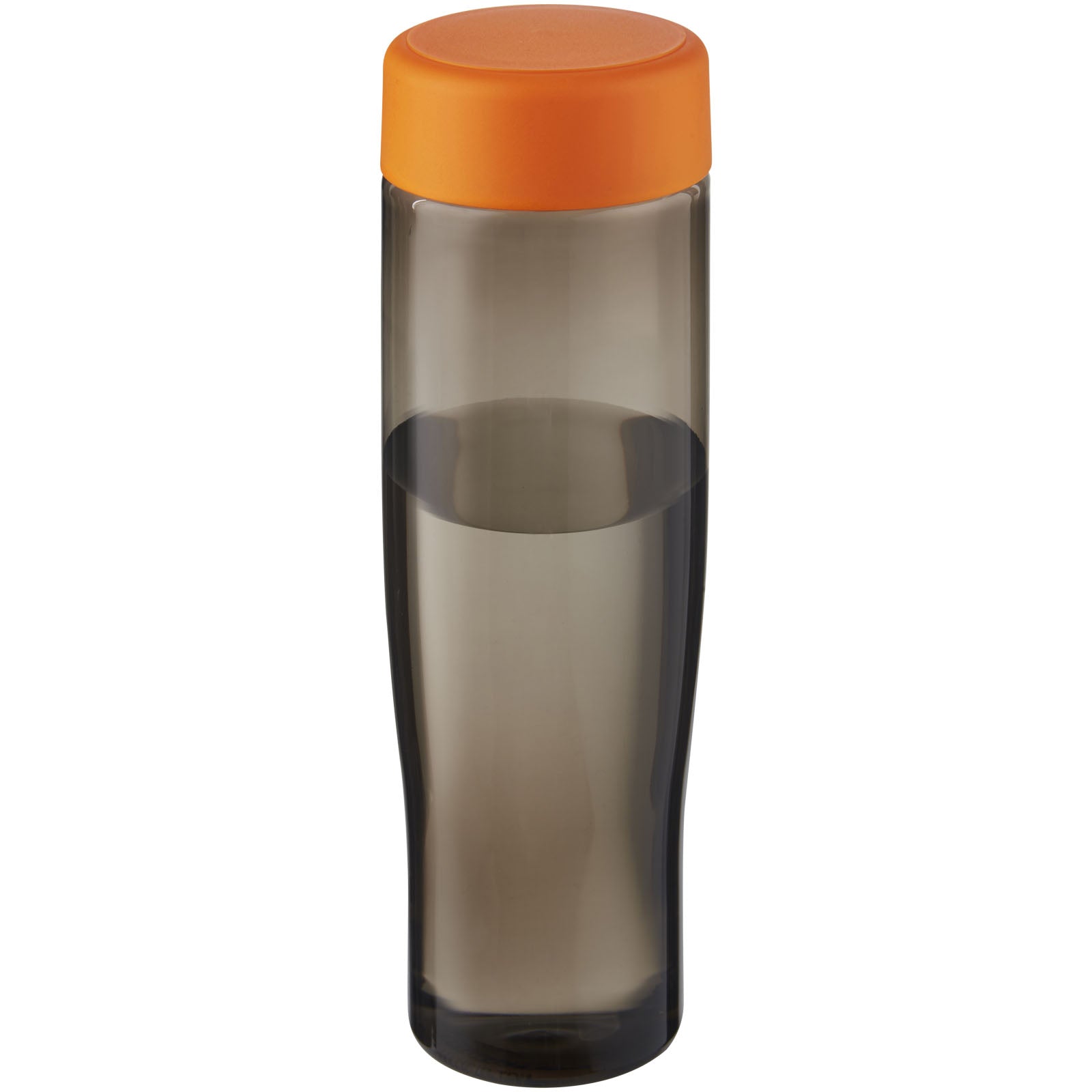 H2O Active® Eco Tempo 700 ml Wasserflasche mit Drehdeckel – Orange und Kohle