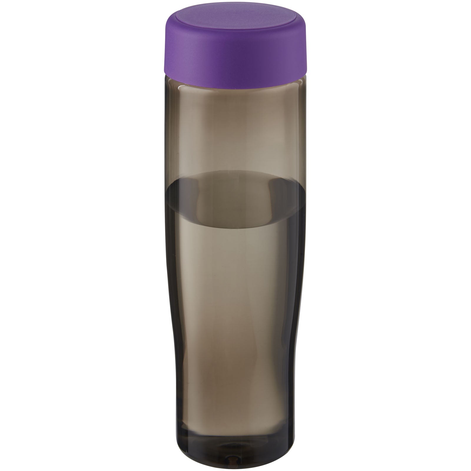 H2O Active® Eco Tempo 700 ml Wasserflasche mit Drehdeckel – Lila und Kohle