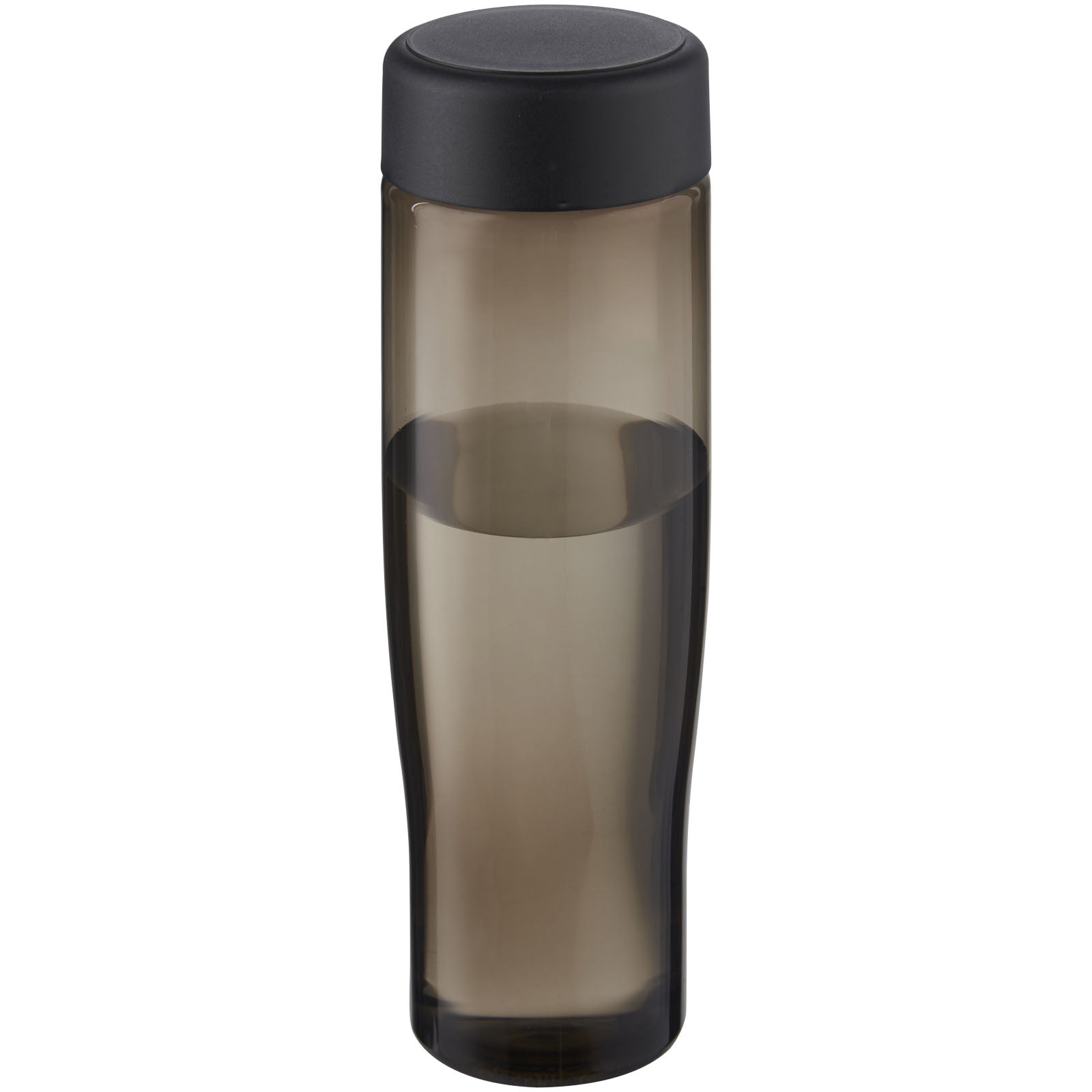 H2O Active® Eco Tempo 700 ml Wasserflasche mit Drehdeckel – Schwarz und Kohle