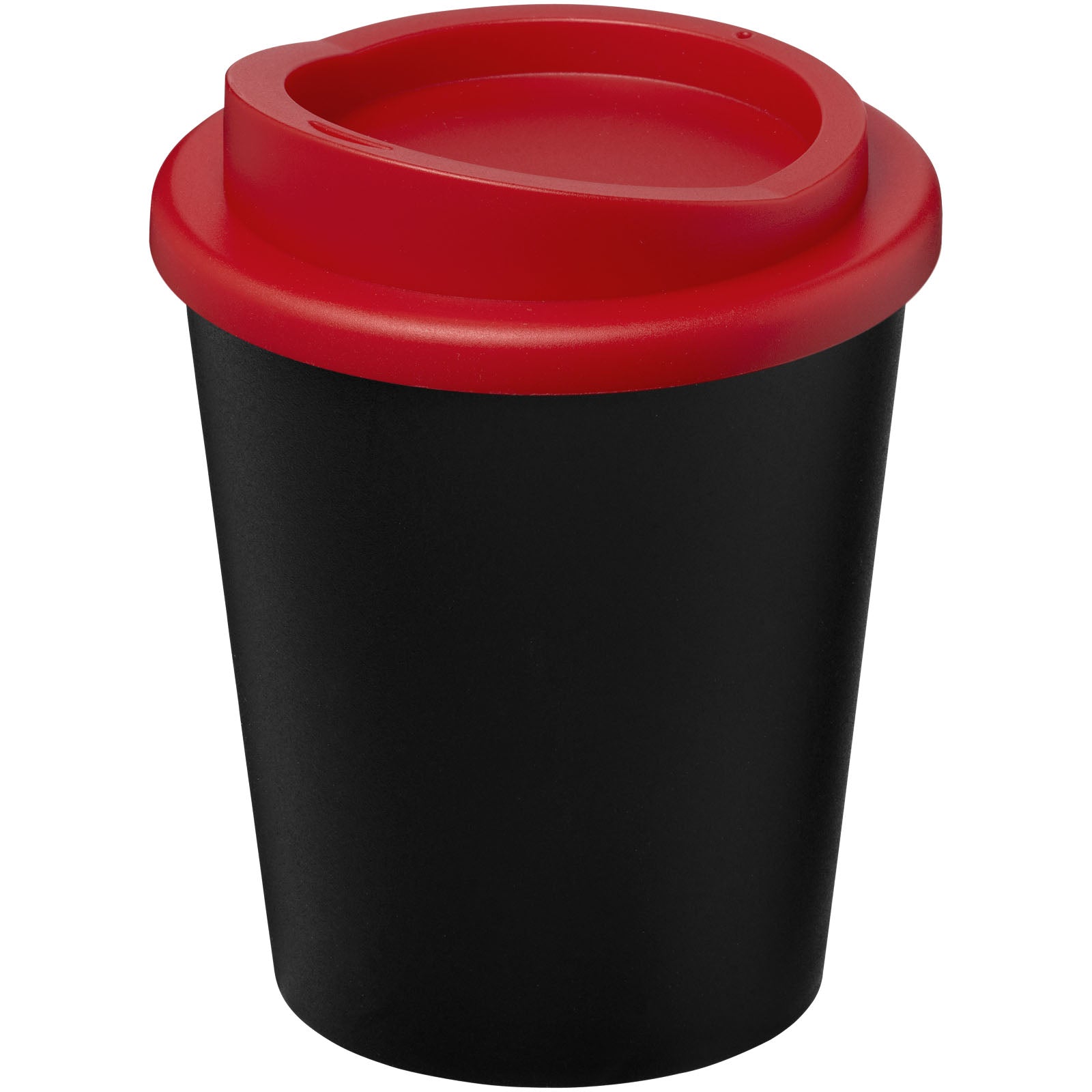 Americano® Espresso Eco 250 ml recycelter Isolierbecher – Schwarz und Rot