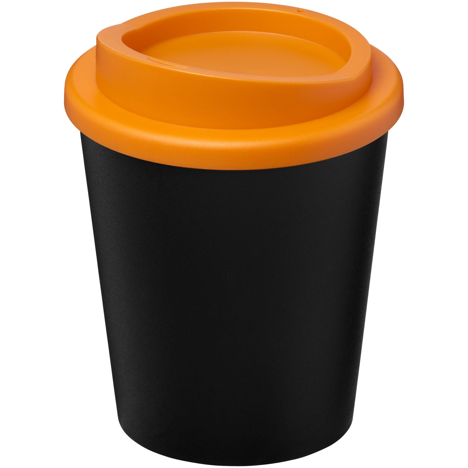 Americano® Espresso Eco 250 ml recycelter Isolierbecher – Schwarz und Orange