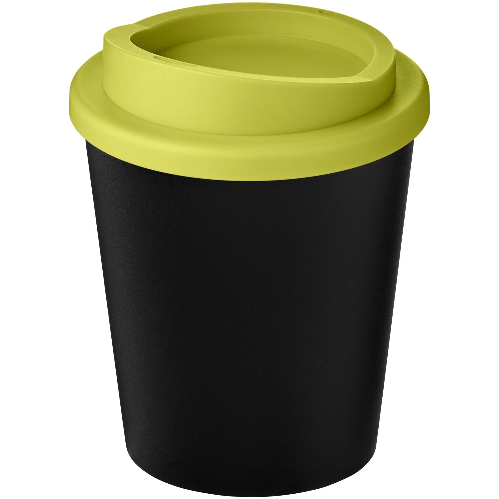 Americano® Espresso Eco 250 ml recycelter Isolierbecher – Schwarz und Limone
