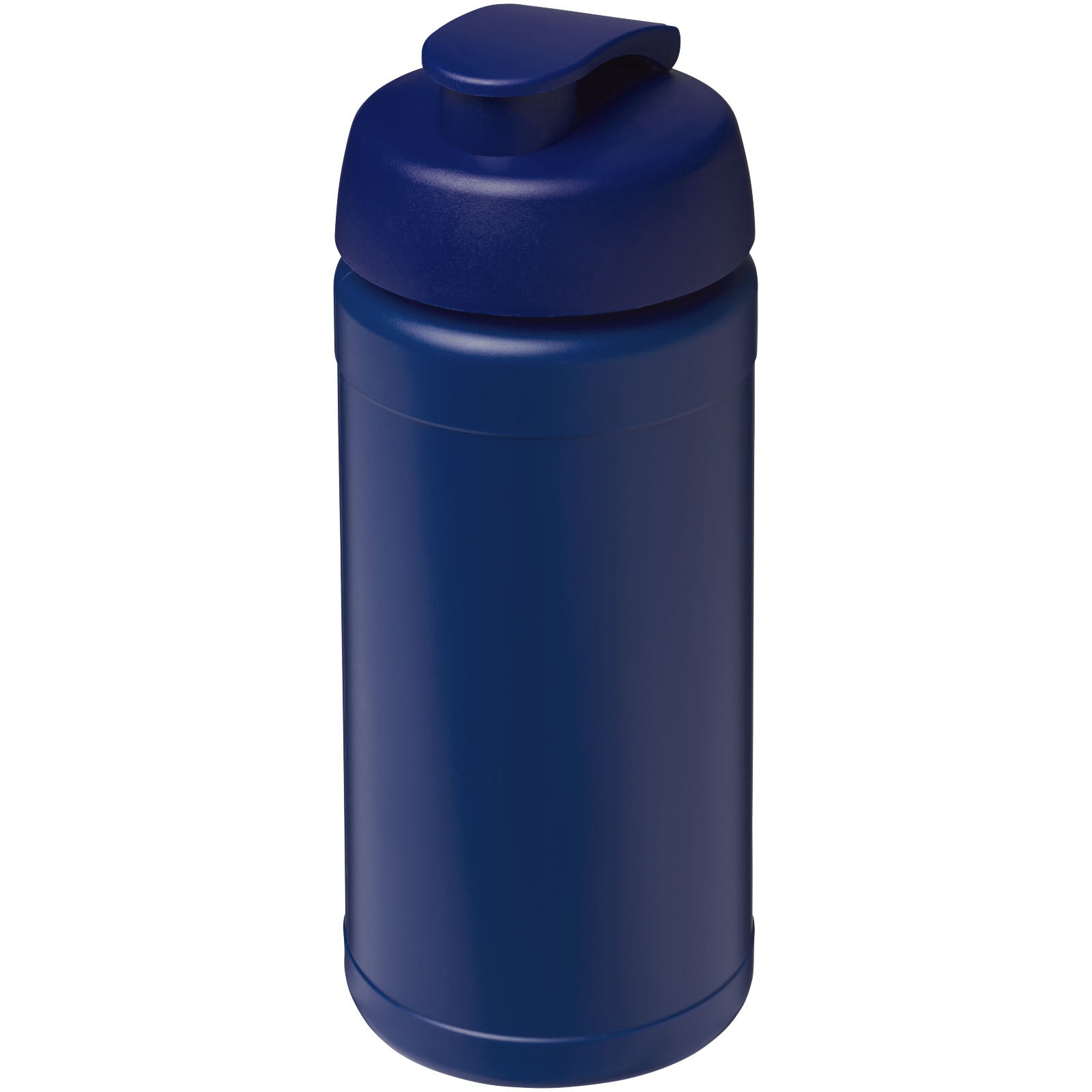 Baseline 500 ml recycelte Sportflasche mit Klappdeckel – Blau