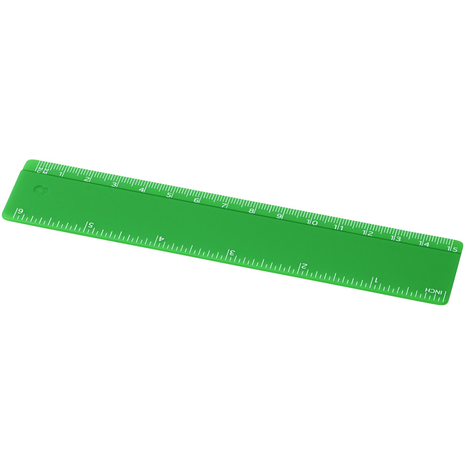 Refari 15 cm Lineal aus recyceltem Kunststoff – Grün