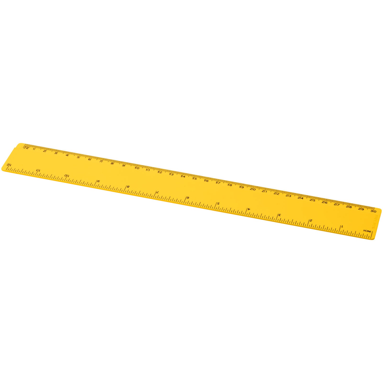 Refari 30 cm Lineal aus recyceltem Kunststoff – Gelb