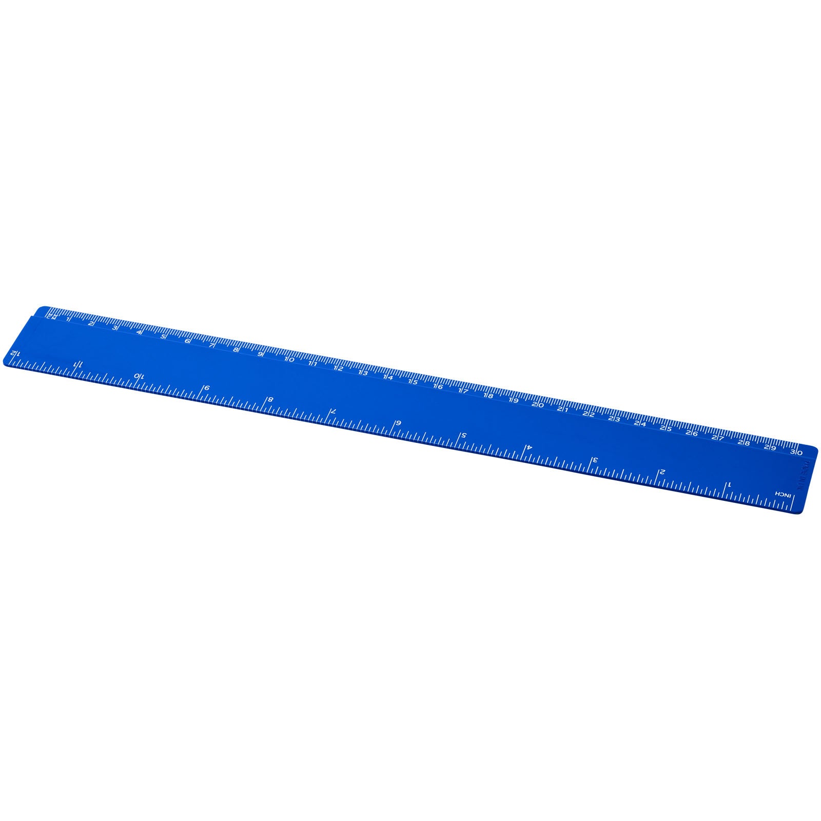 Refari 30 cm Lineal aus recyceltem Kunststoff – Blau