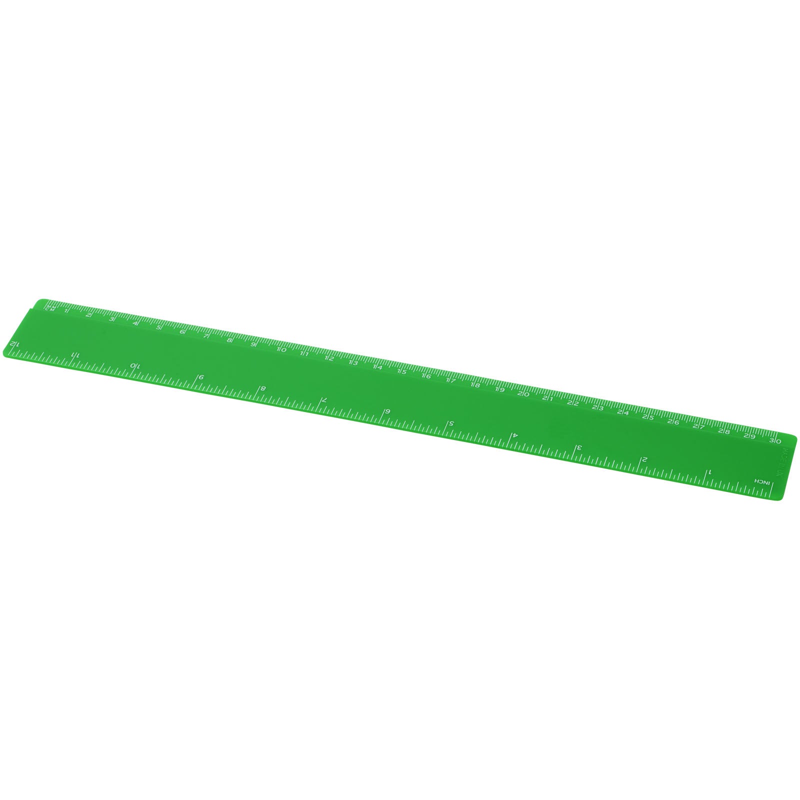Refari 30 cm Lineal aus recyceltem Kunststoff – Grün