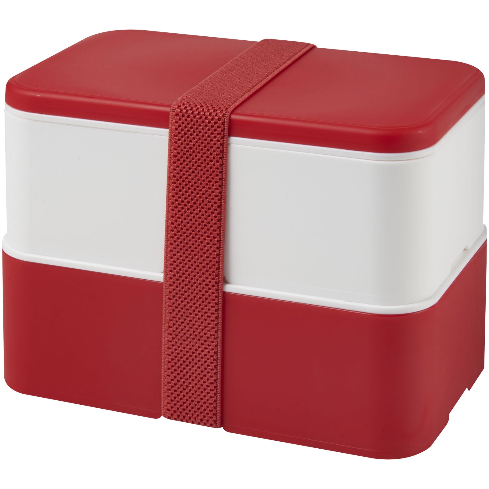 MIYO 700+700 ml Doppel-Lunchbox – Rot und Weiss