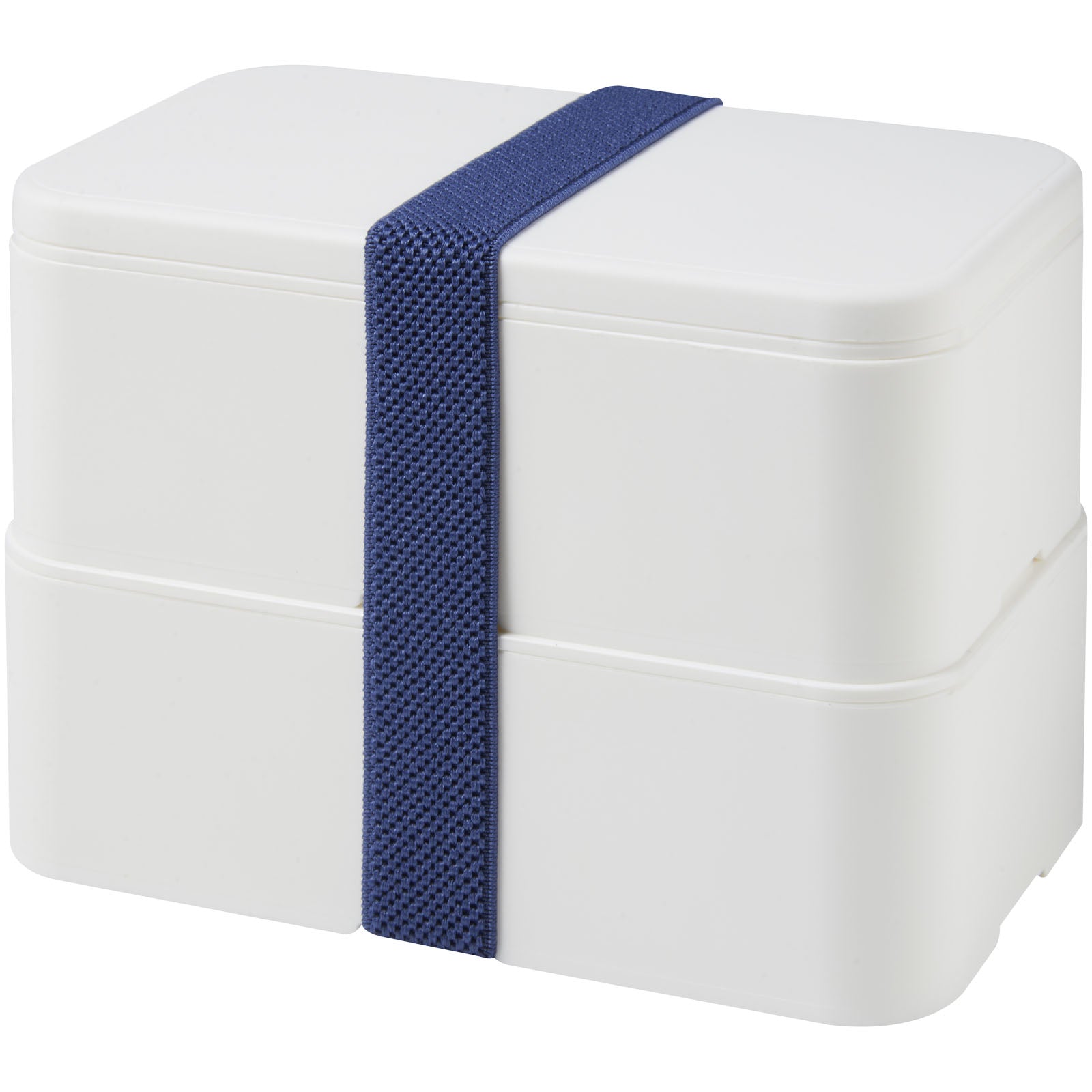 MIYO 700+700 ml Doppel-Lunchbox – Weiss und Blau