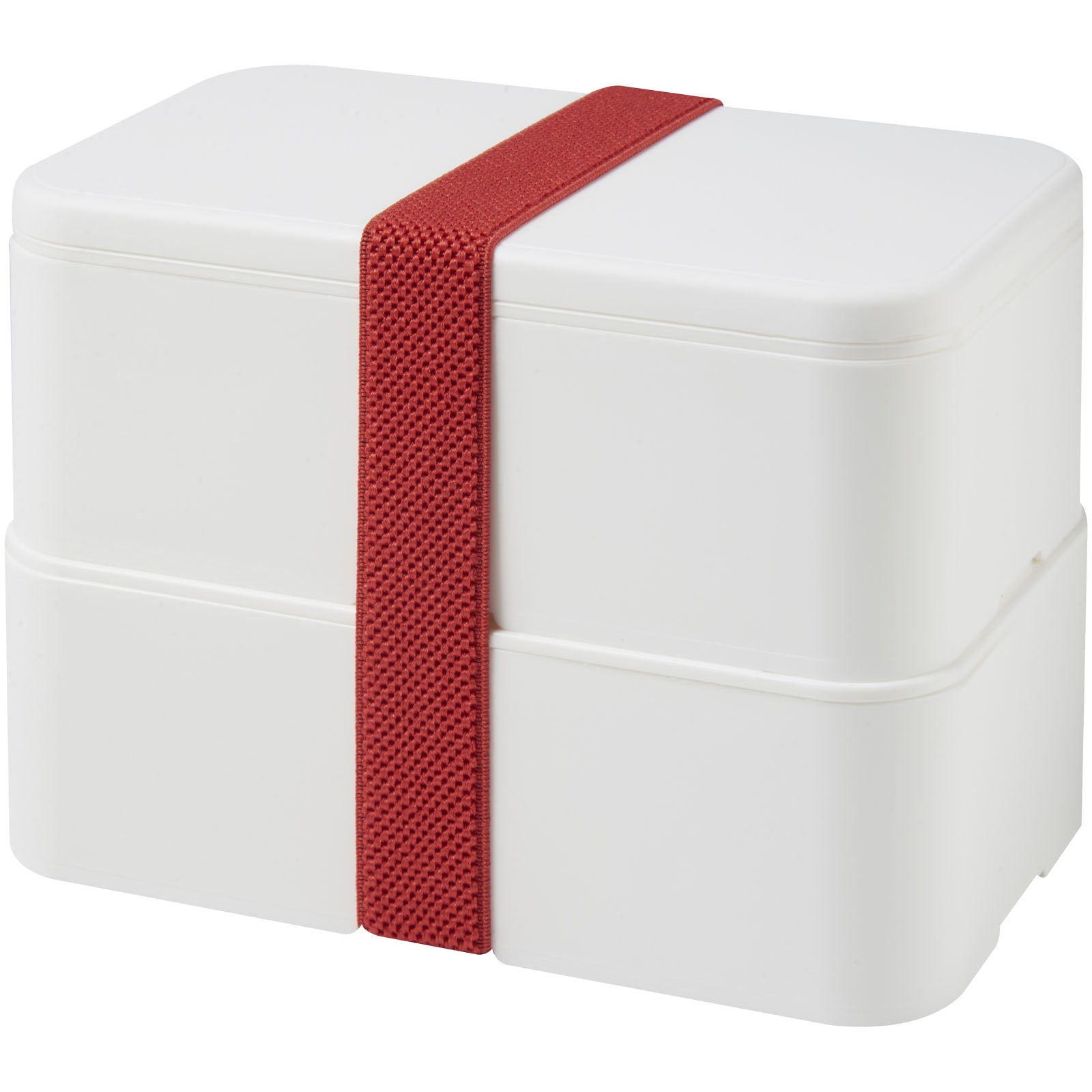 MIYO 700+700 ml Doppel-Lunchbox – Weiss und Rot
