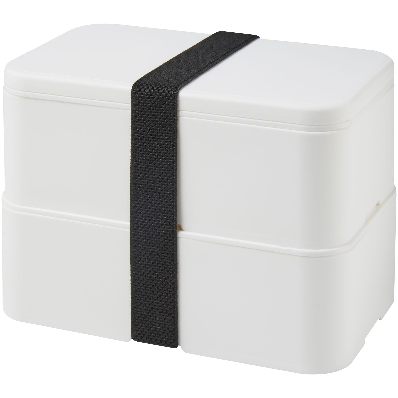 MIYO 700+700 ml Doppel-Lunchbox – Weiss und Schwarz