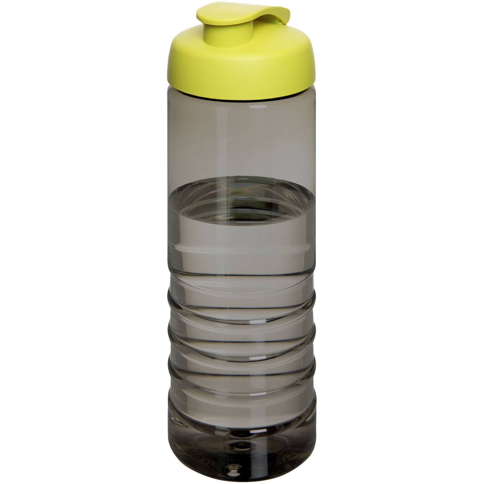 H2O Active® Eco Treble 750 ml Sportflasche mit Stülpdeckel – Kohle und Limone