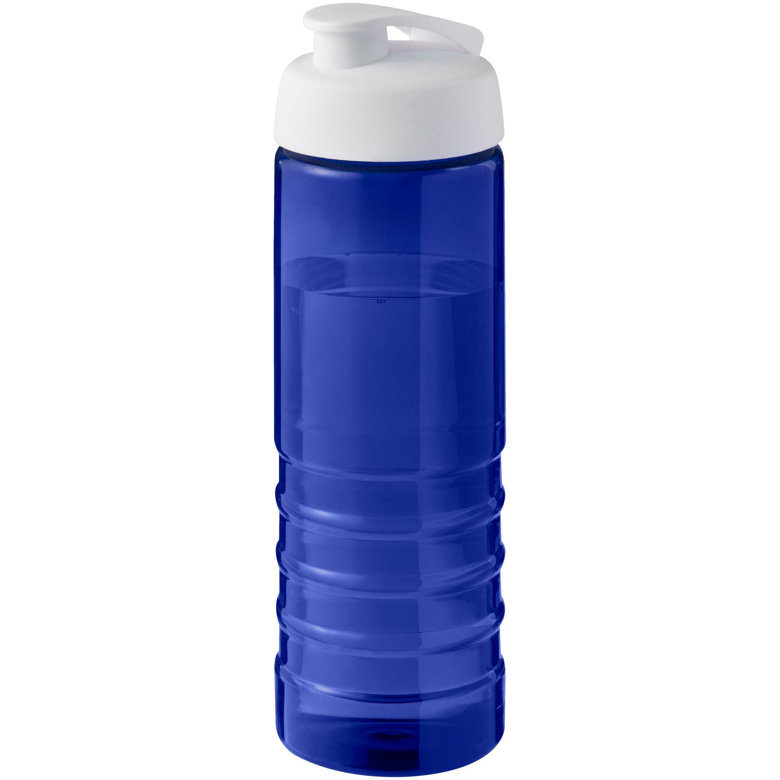 H2O Active® Eco Treble 750 ml Sportflasche mit Stülpdeckel – Blau und Weiss