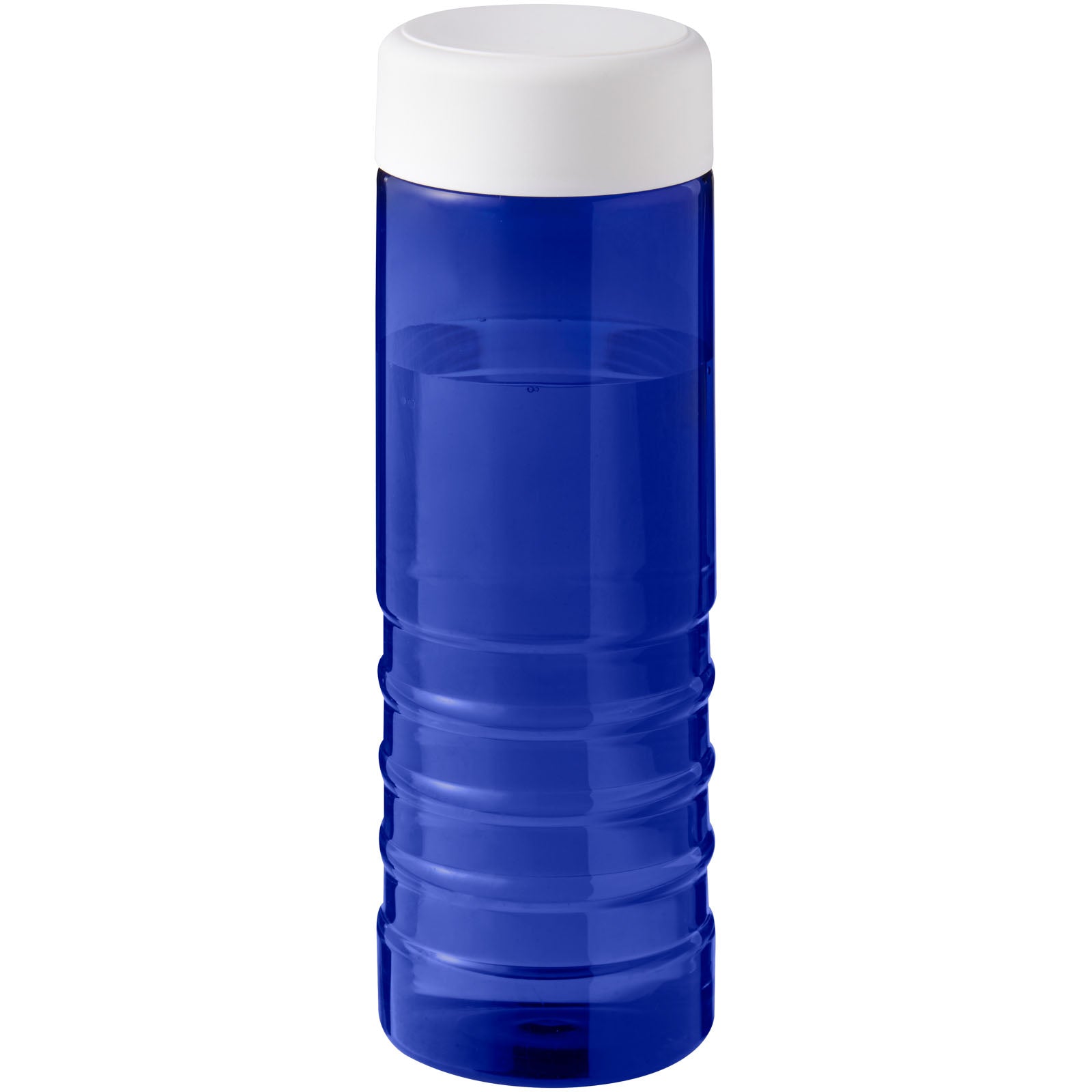 H2O Active® Eco Treble 750 ml Sportflasche mit Drehdeckel – Blau und Weiss
