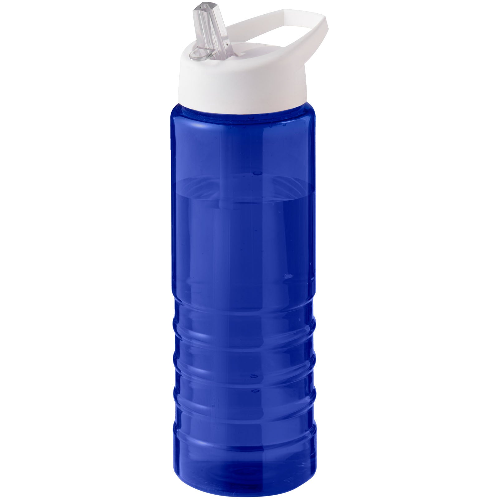 H2O Active® Eco Treble 750 ml Sportflasche mit Stülpdeckel – Blau und Weiss