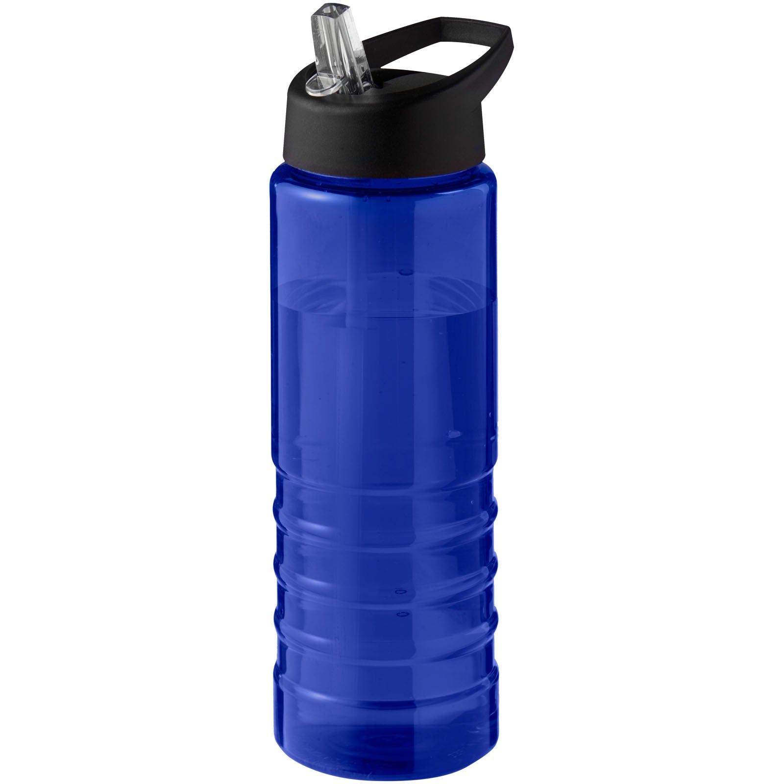 H2O Active® Eco Treble 750 ml Sportflasche mit Stülpdeckel – Blau und Schwarz