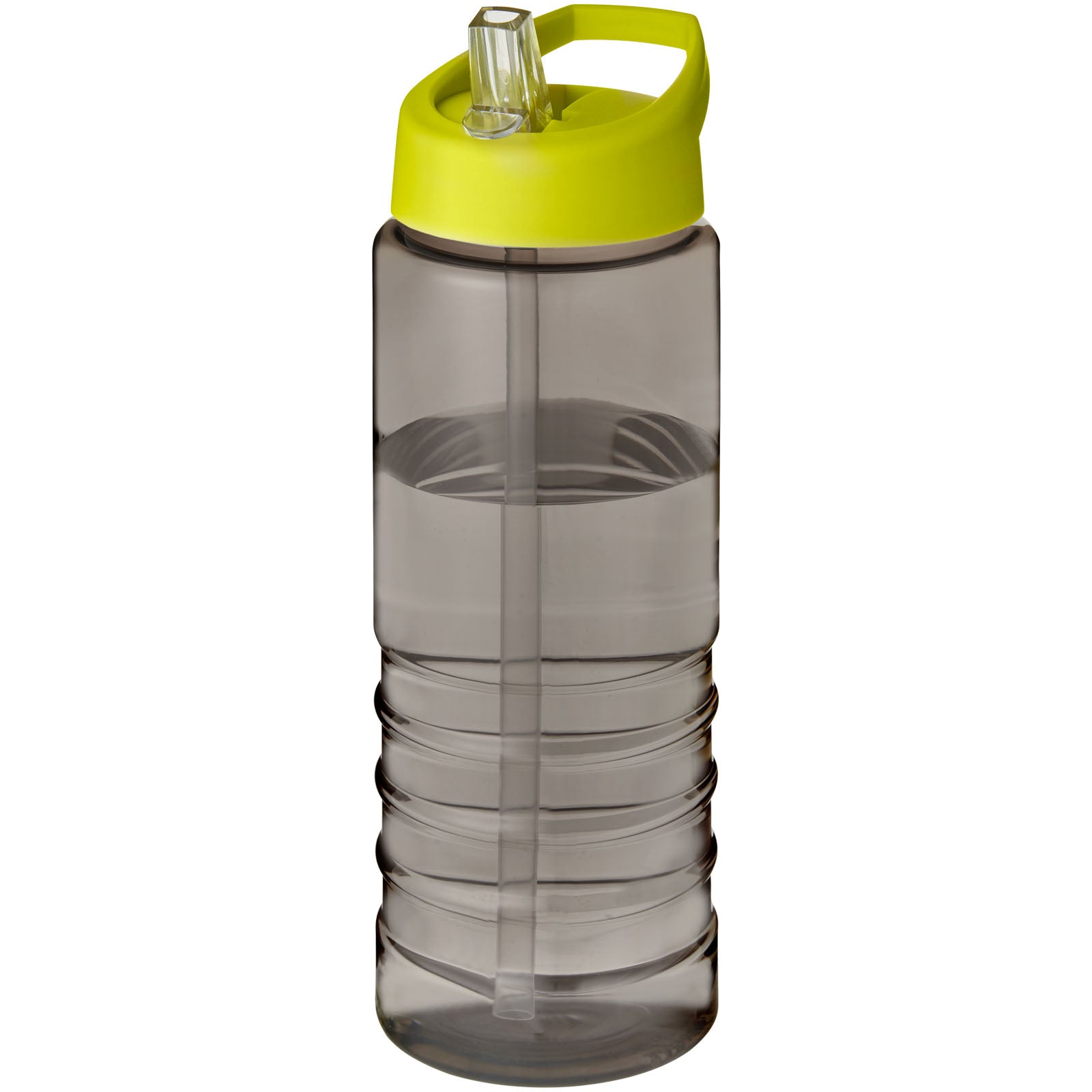 H2O Active® Eco Treble 750 ml Sportflasche mit Stülpdeckel – Kohle und Limone