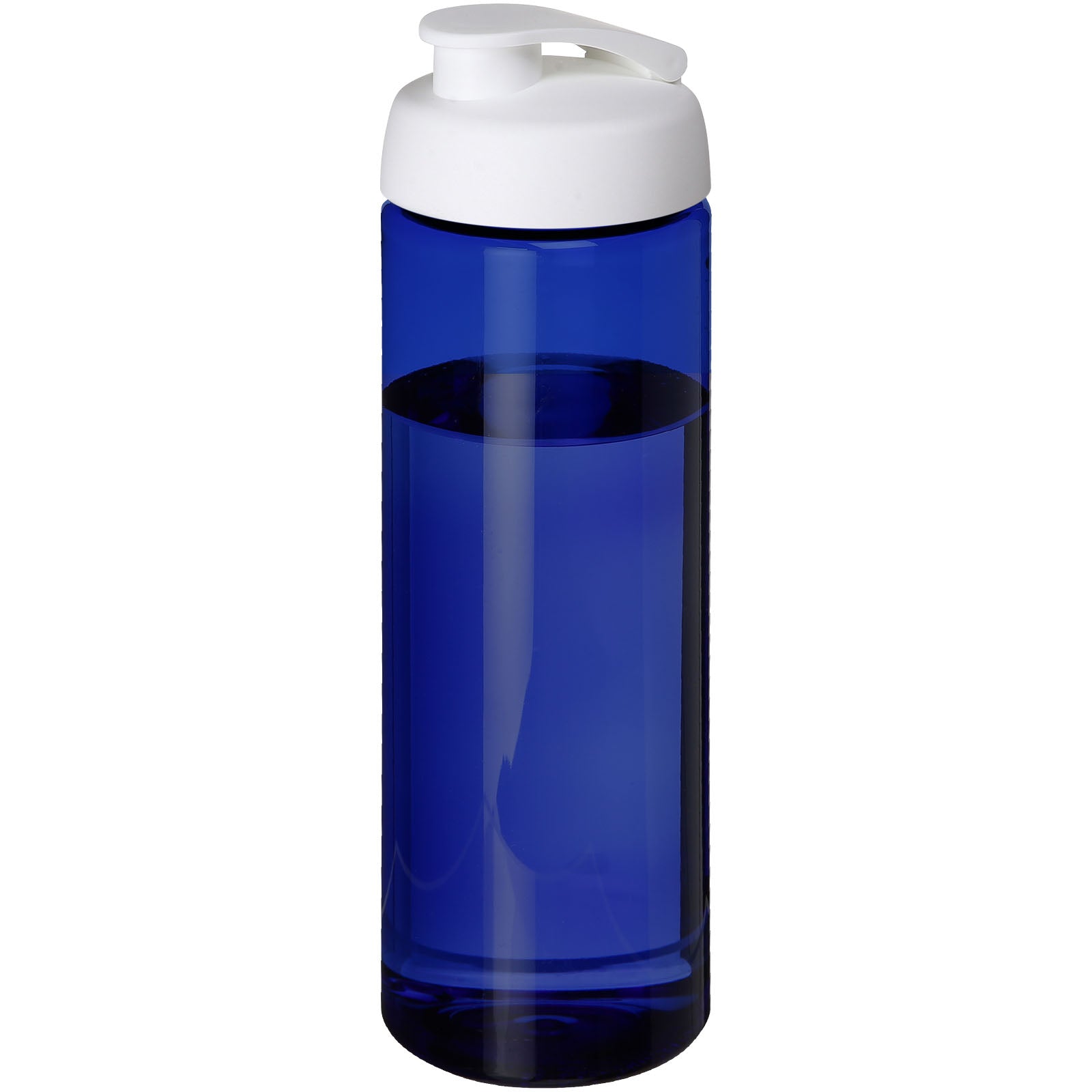H2O Active® Eco POP Vibe 850 ml Sportflasche mit Klappdeckel – Blau und Weiss
